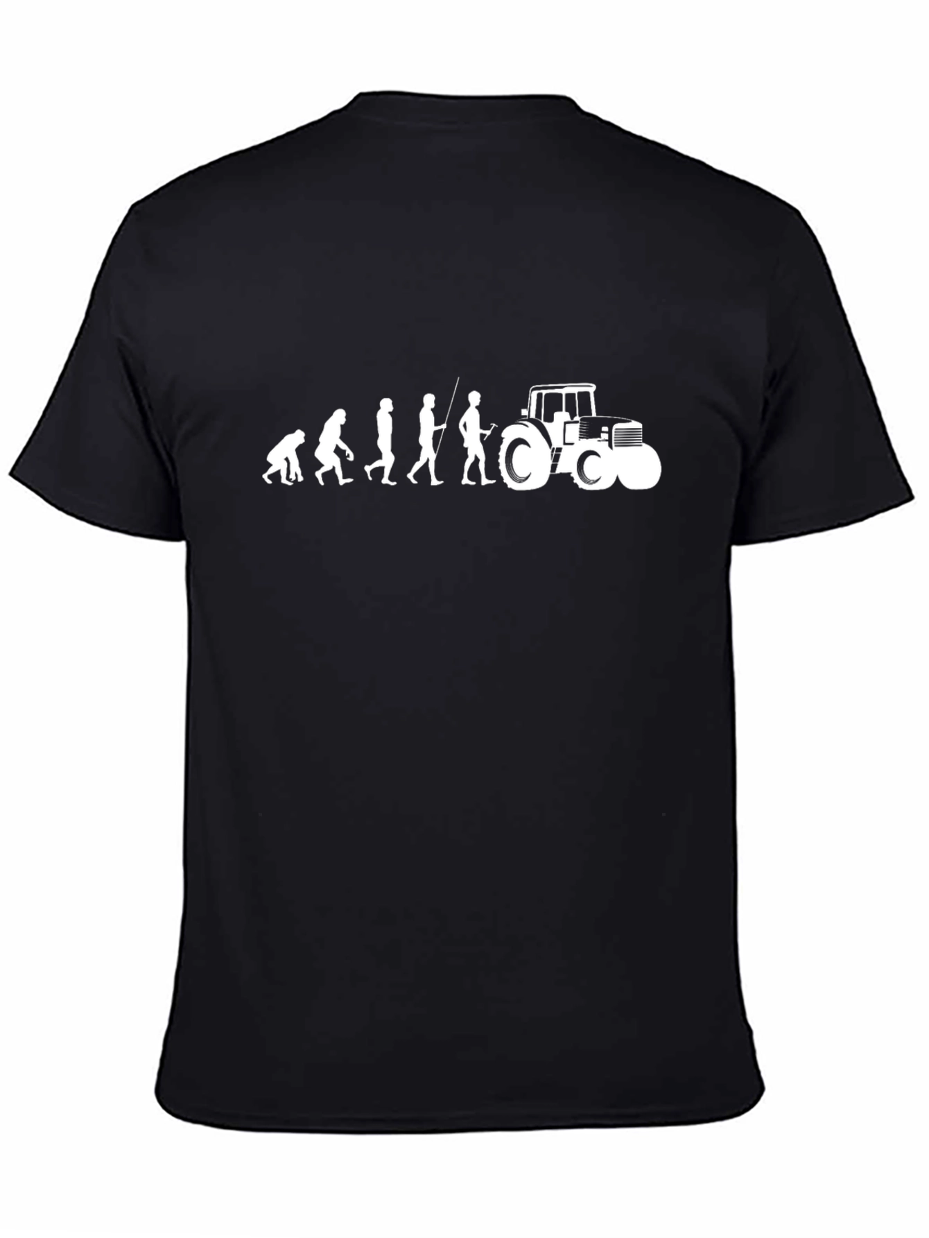 Evolution of Farming Black T-Shirt