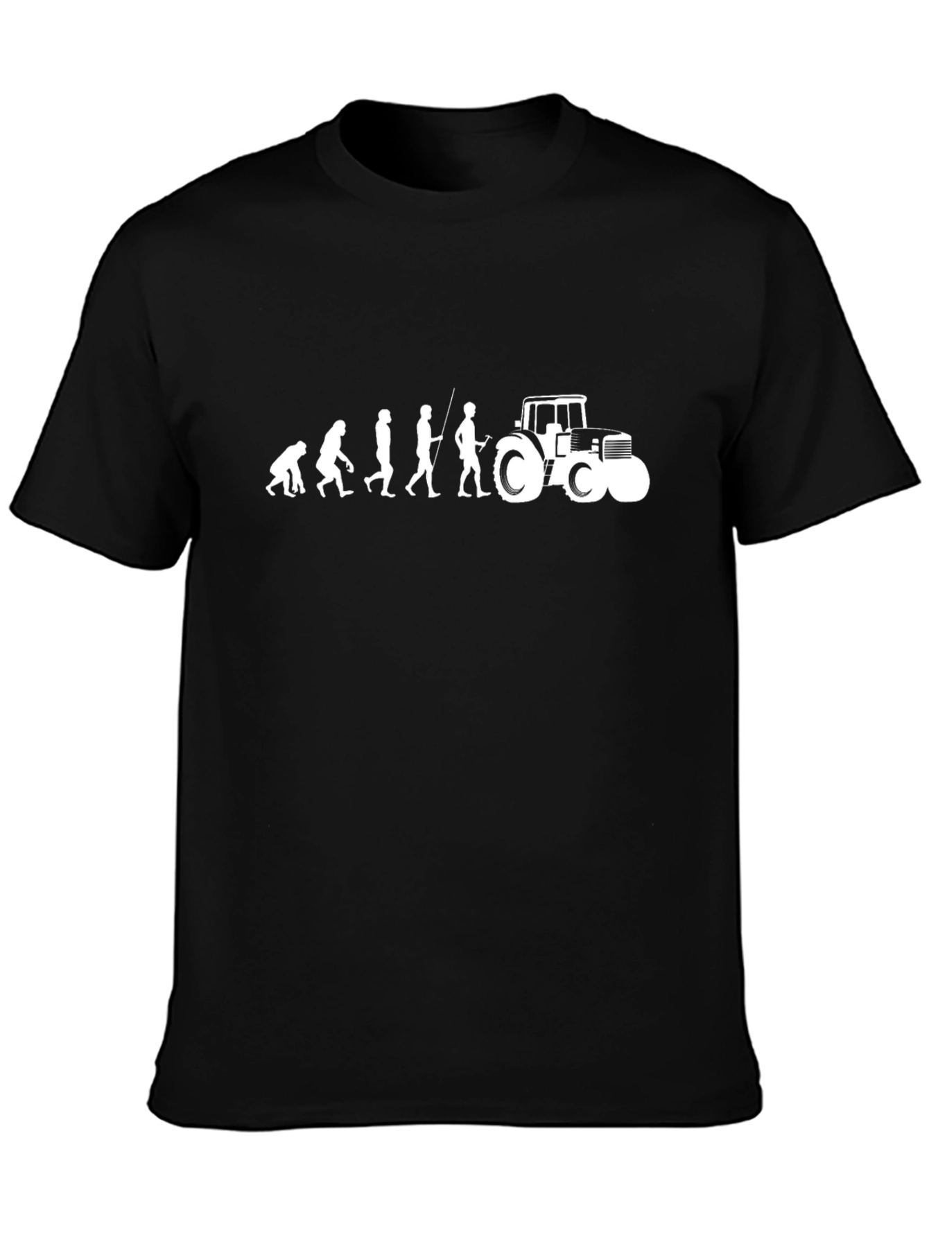 Evolution of Farming Black T-Shirt