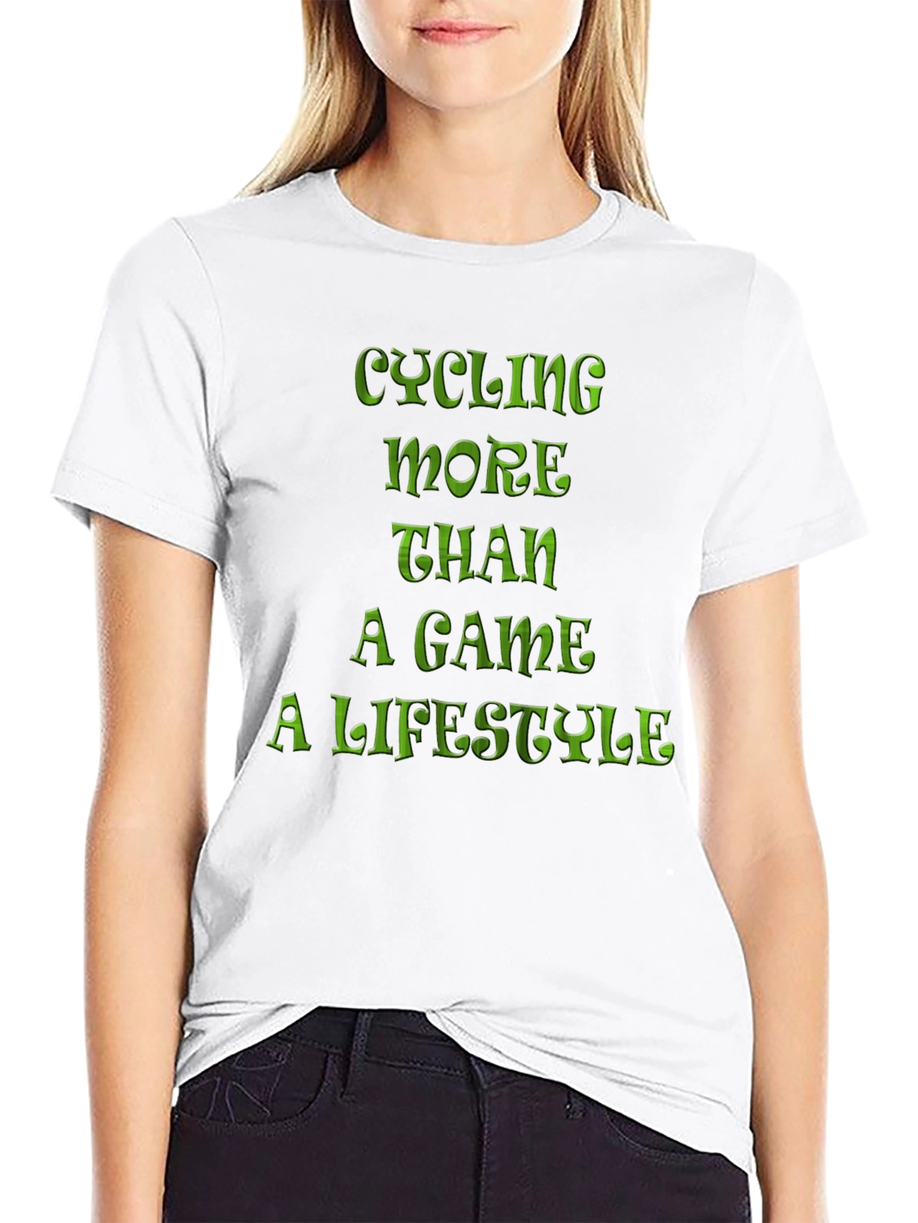 Cycling Lifestyle Tee - Black Graphic T-Shirt