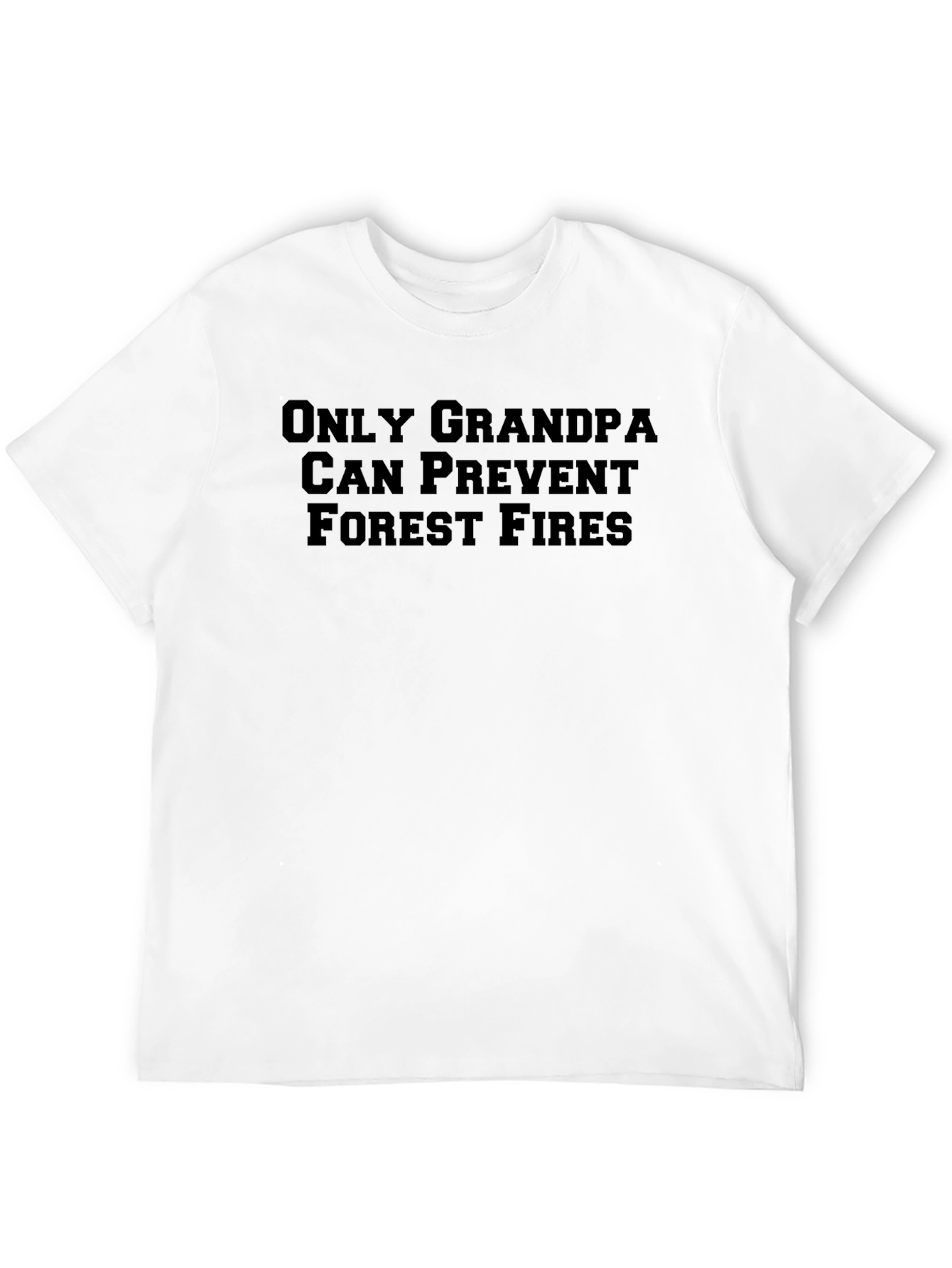 Only Grandpa Can Prevent Forest Fires Tee