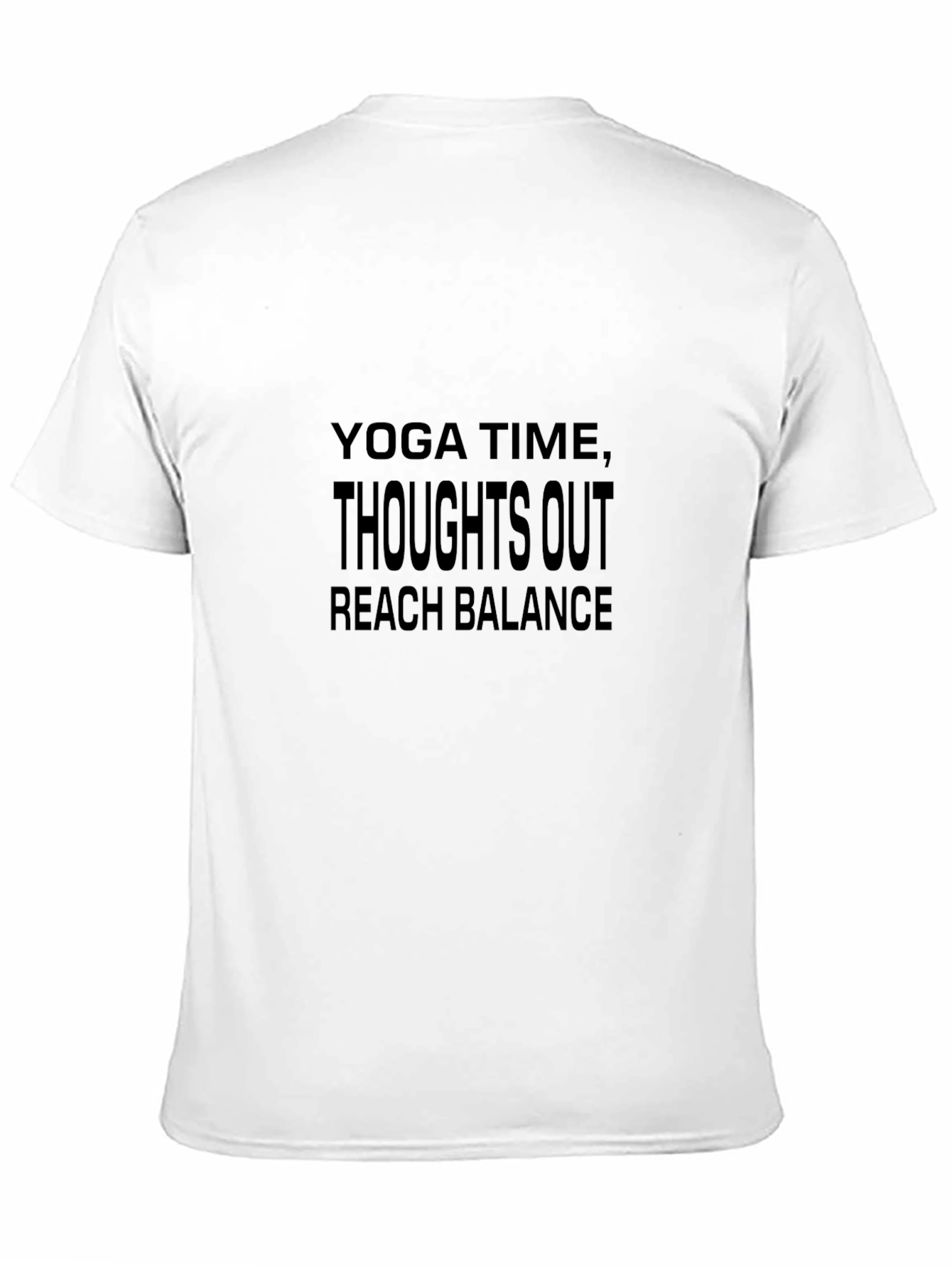 Yoga Time Black Graphic T-Shirt