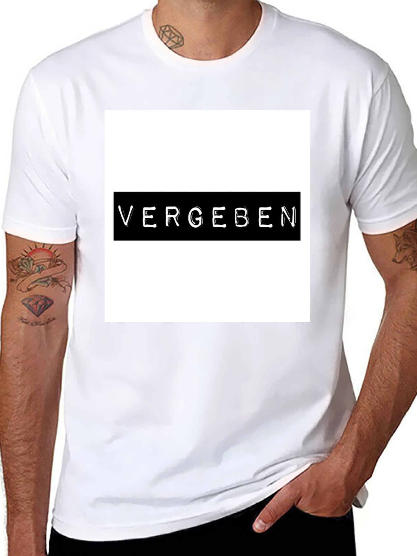 Vergeben Graphic Tee - Modern Casual Style