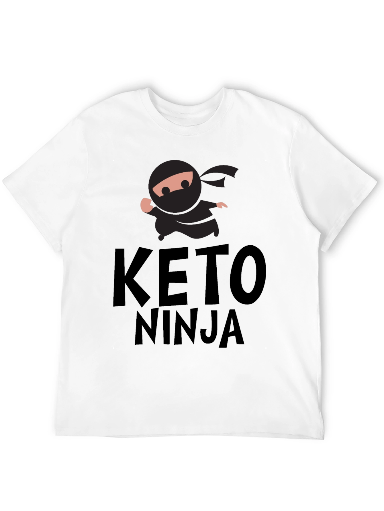 Keto Ninja Graphic T-Shirt - Funny Workout Tee