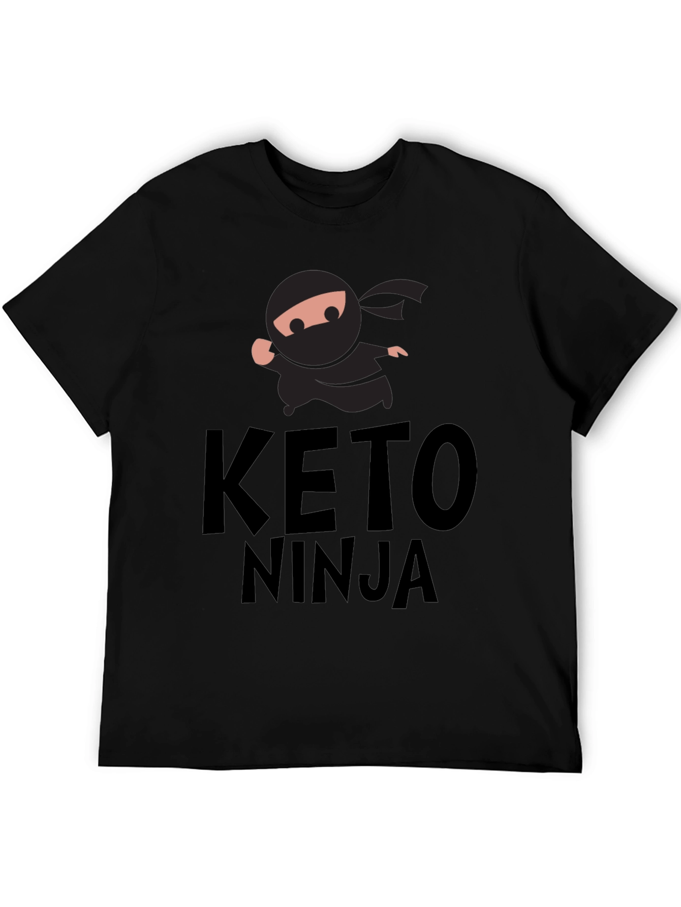 Keto Ninja Graphic T-Shirt - Funny Workout Tee