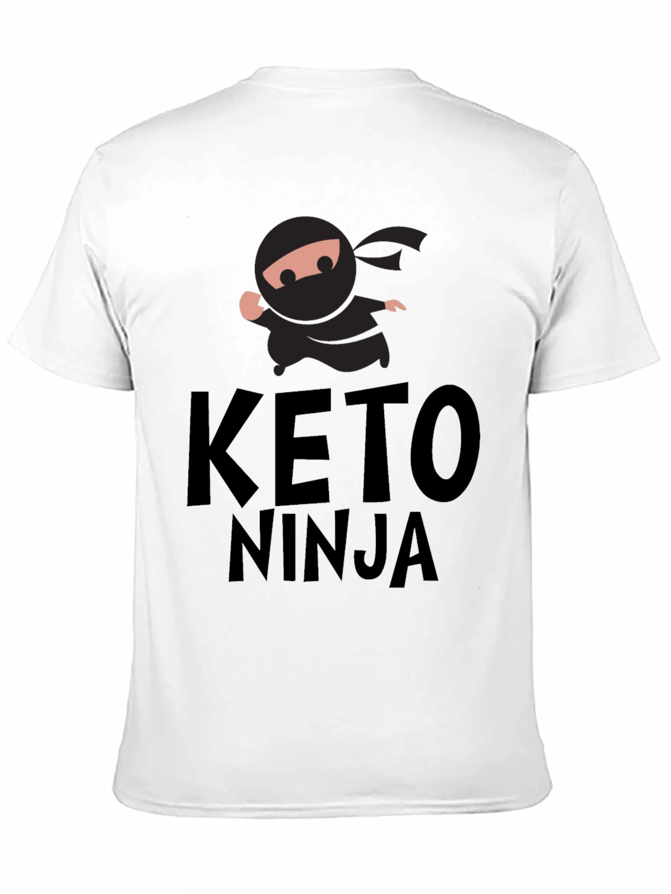 Keto Ninja Graphic T-Shirt - Funny Workout Tee