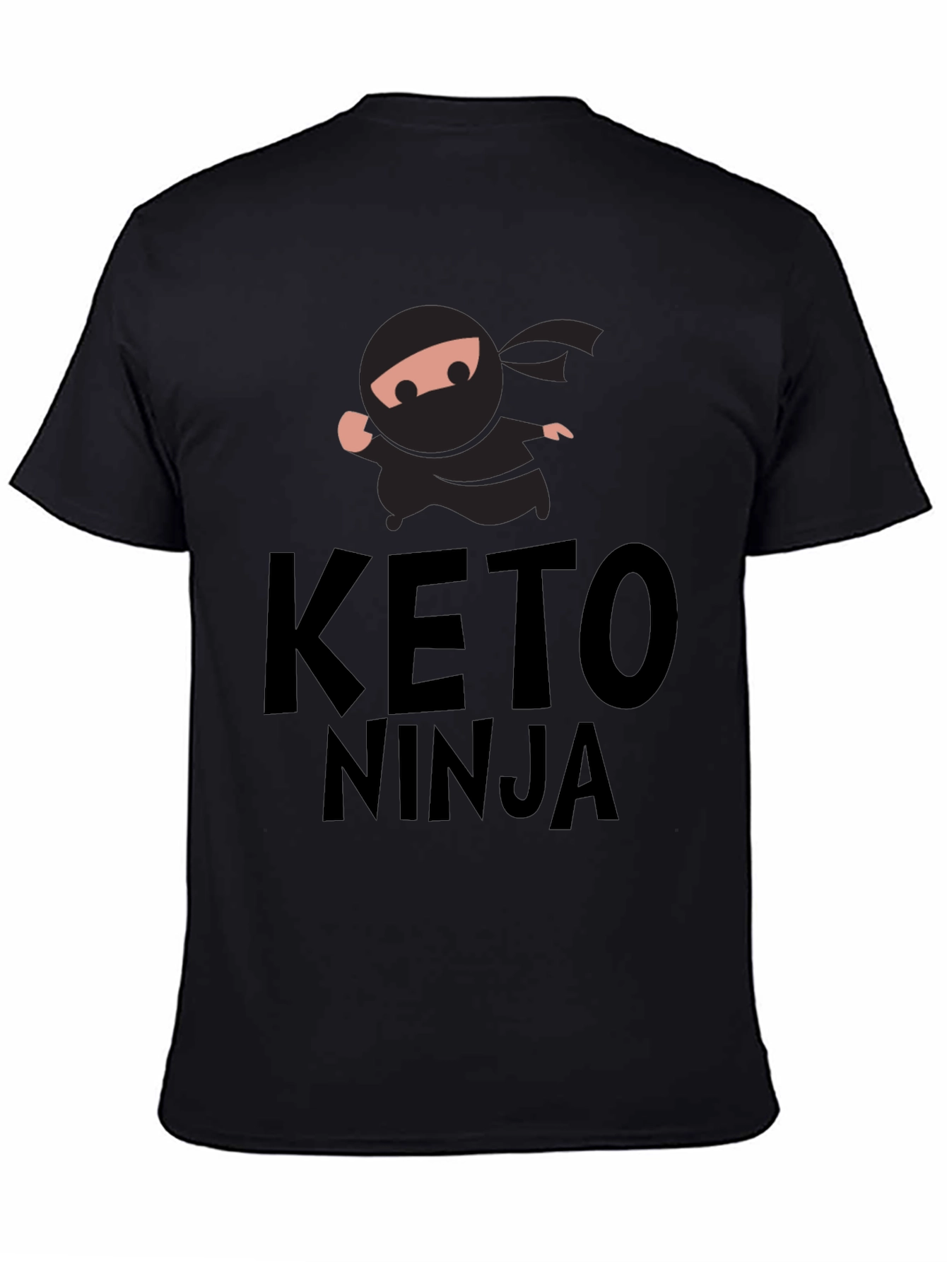 Keto Ninja Graphic T-Shirt - Funny Workout Tee