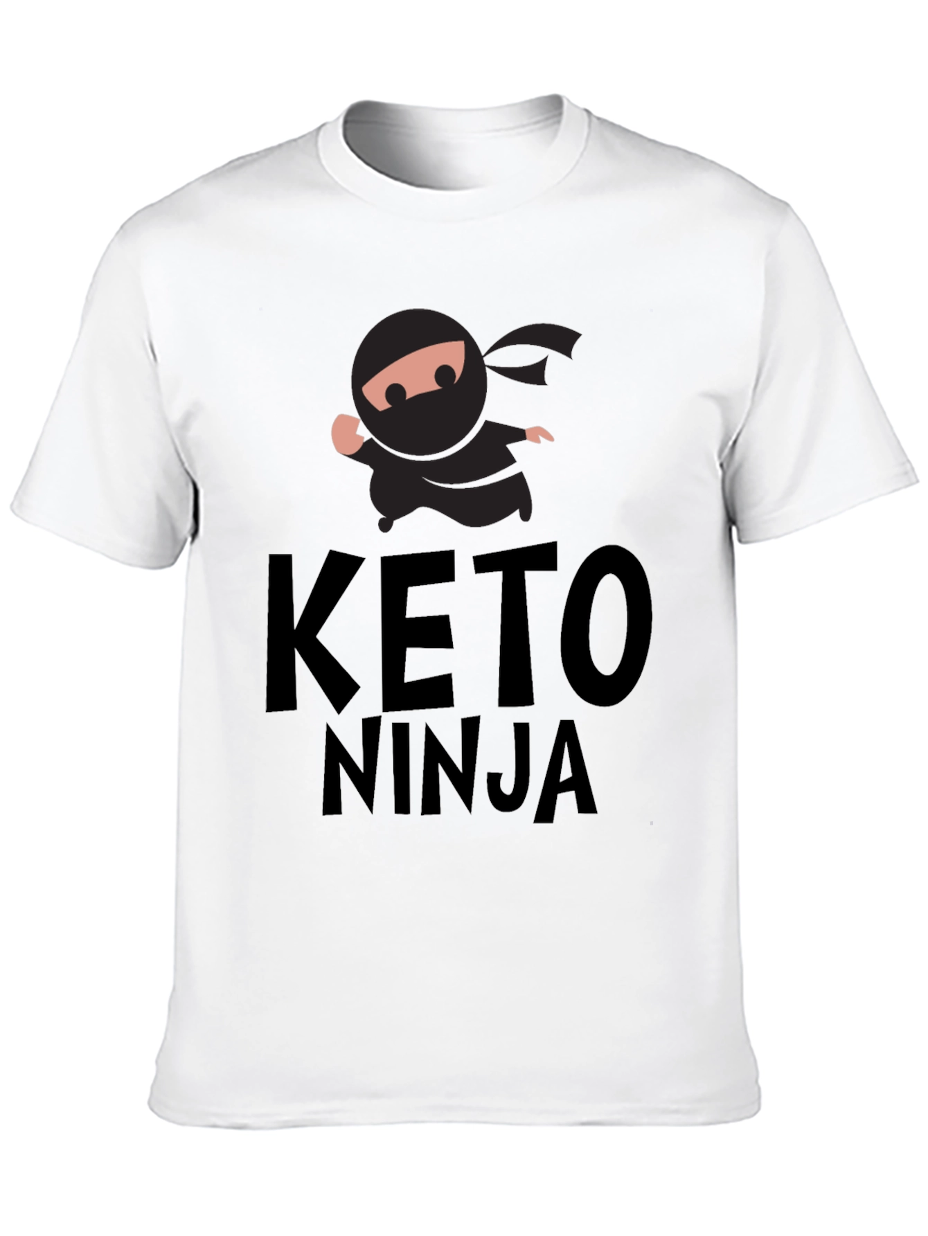Keto Ninja Graphic T-Shirt - Funny Workout Tee