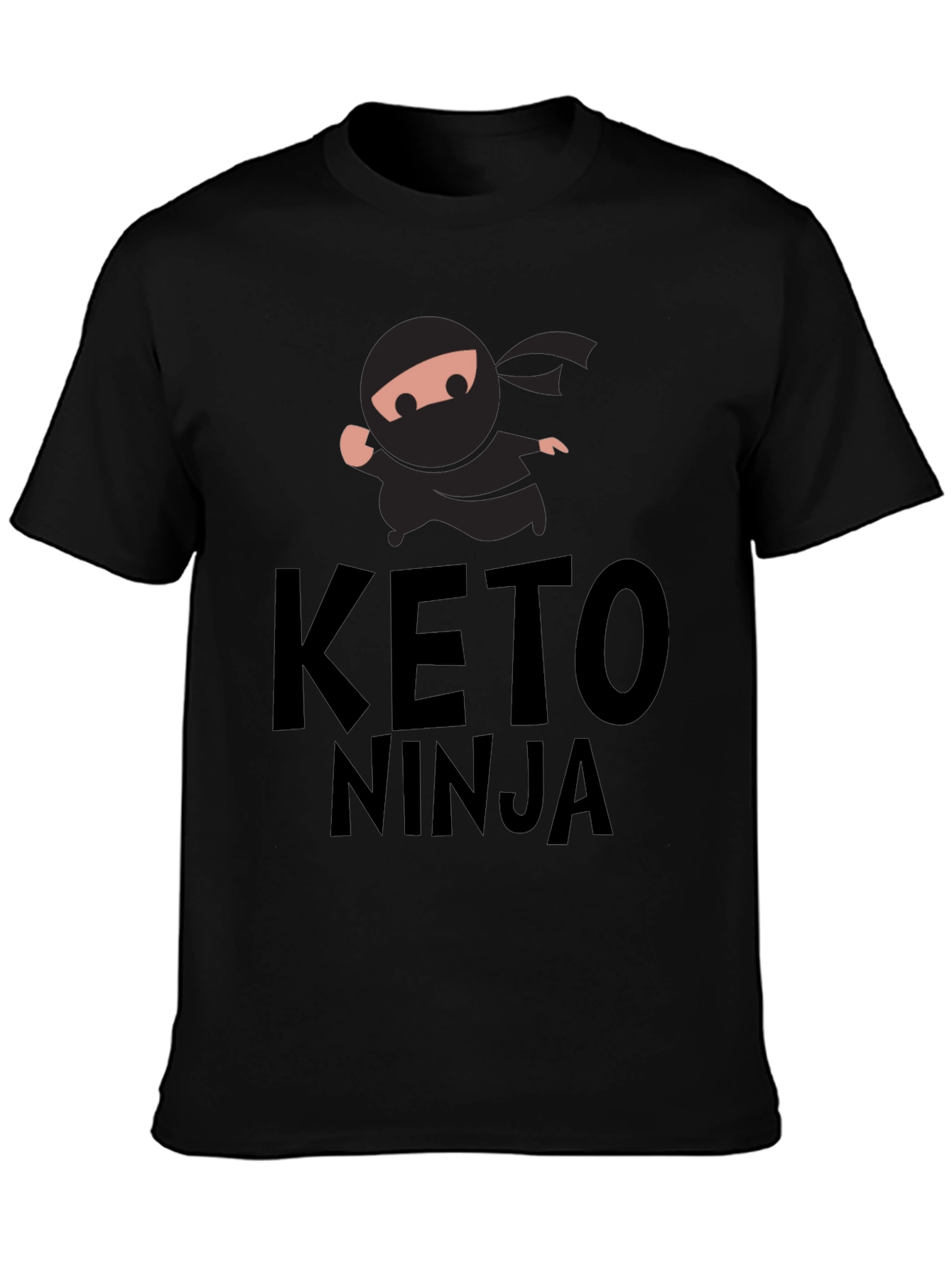 Keto Ninja Graphic T-Shirt - Funny Workout Tee
