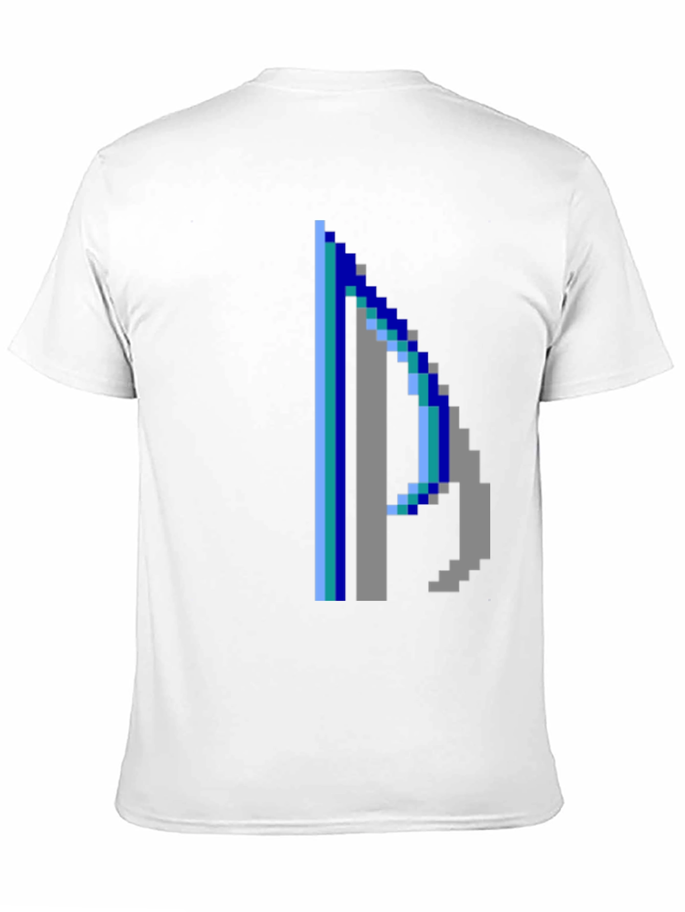 Pixelated P Graphic Tee - Retro Style