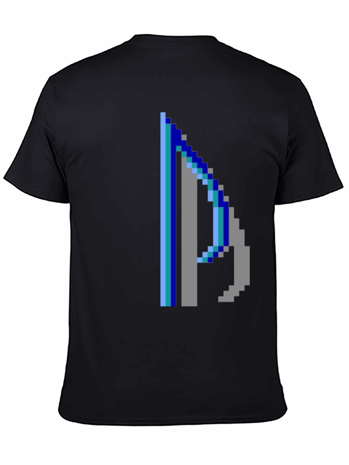 Pixelated P Graphic Tee - Retro Style