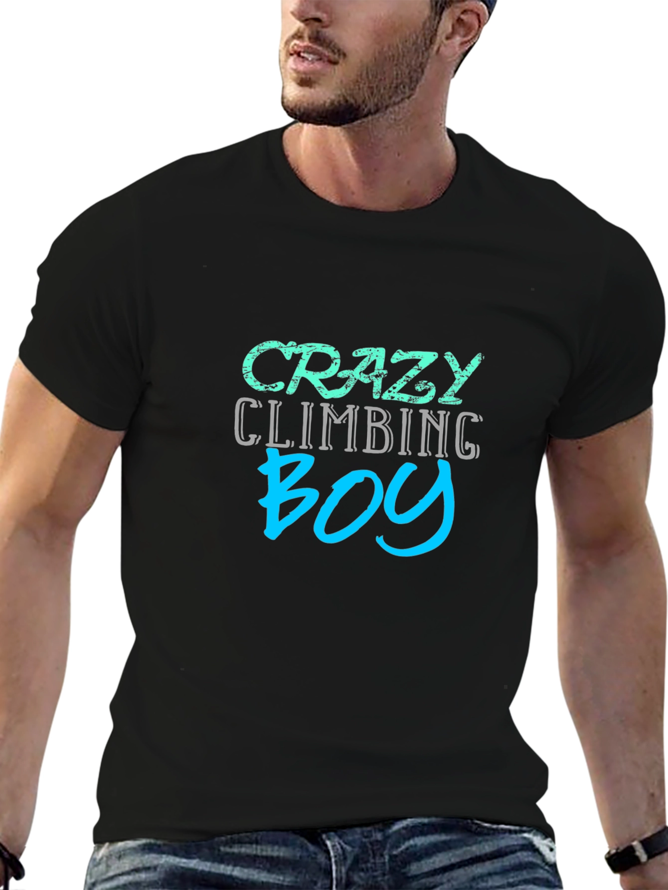 Crazy Climbing Boy T-Shirt - Adventure Tee