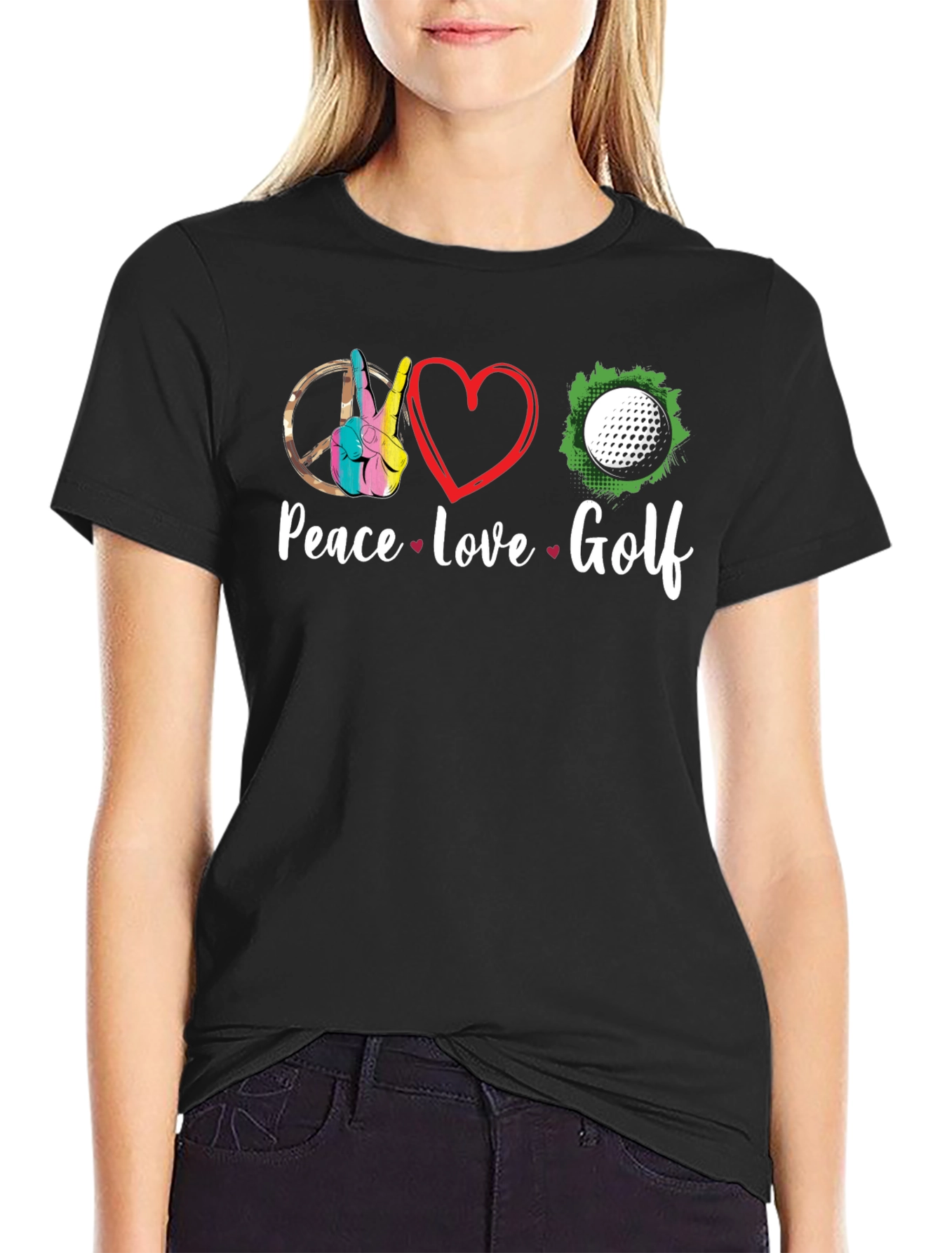 Peace Love Golf T-Shirt