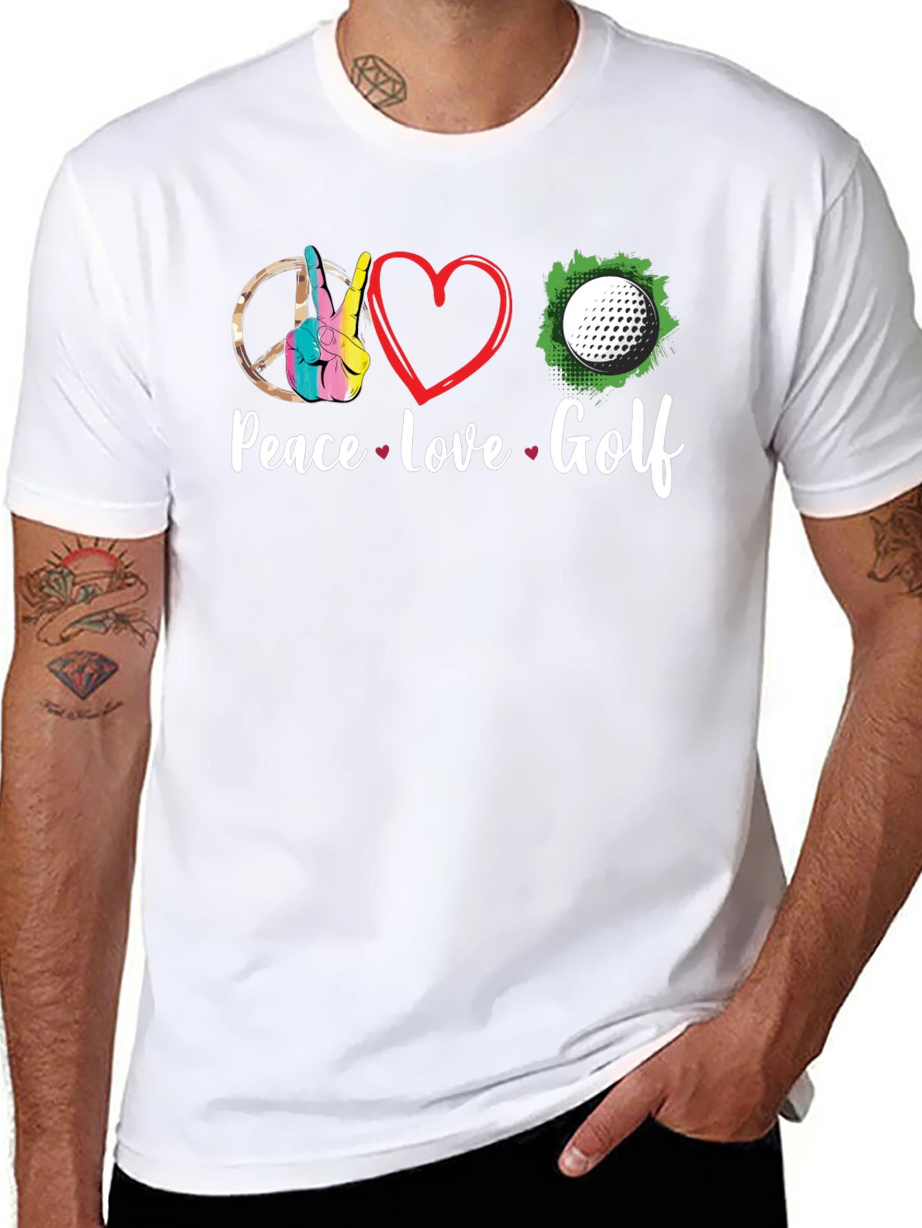 Peace Love Golf T-Shirt