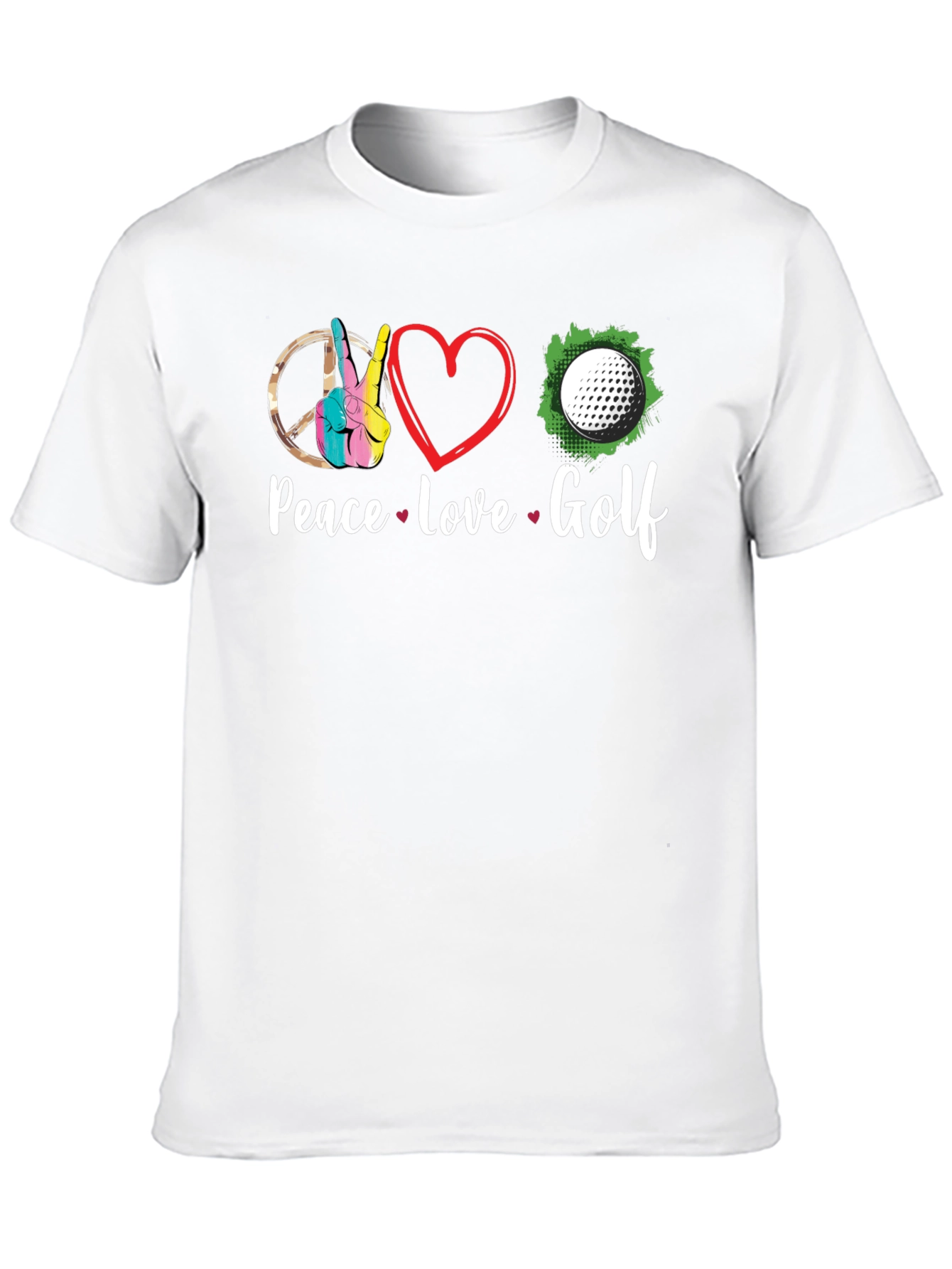 Peace Love Golf T-Shirt