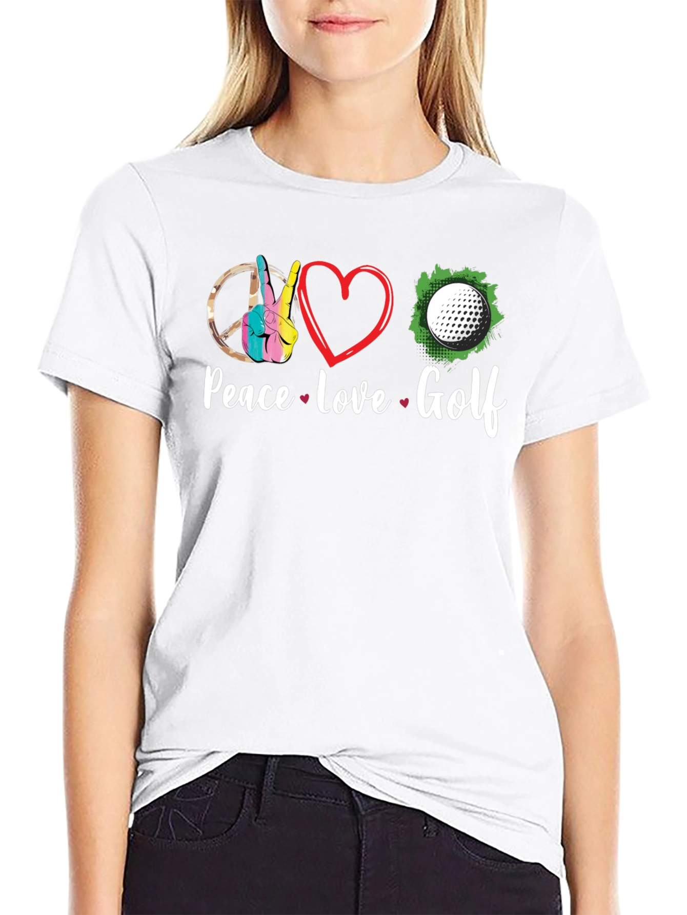 Peace Love Golf T-Shirt