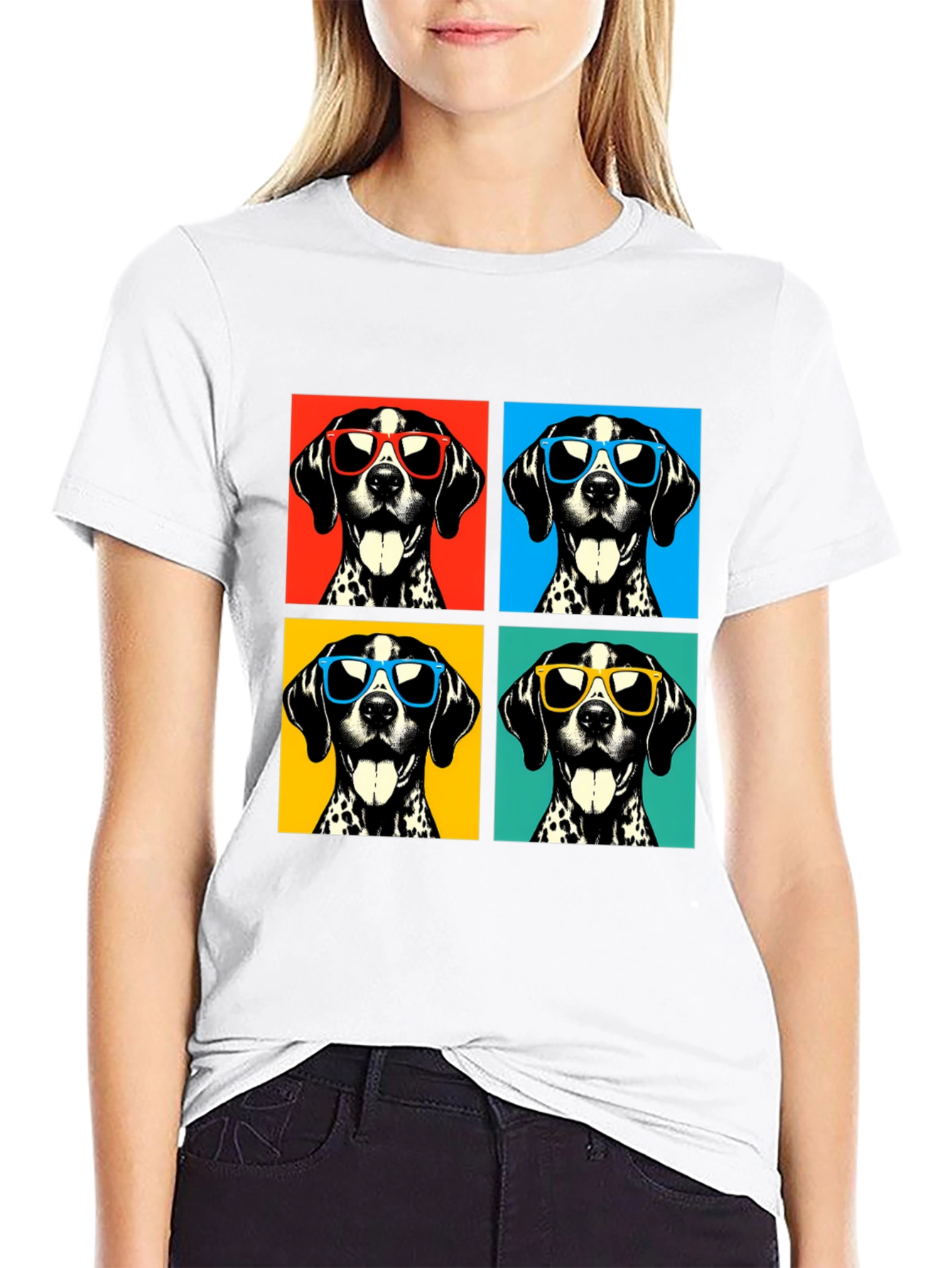 Dalmatian Pop Art T-Shirt – Colorful Dog Lover Graphic Tee