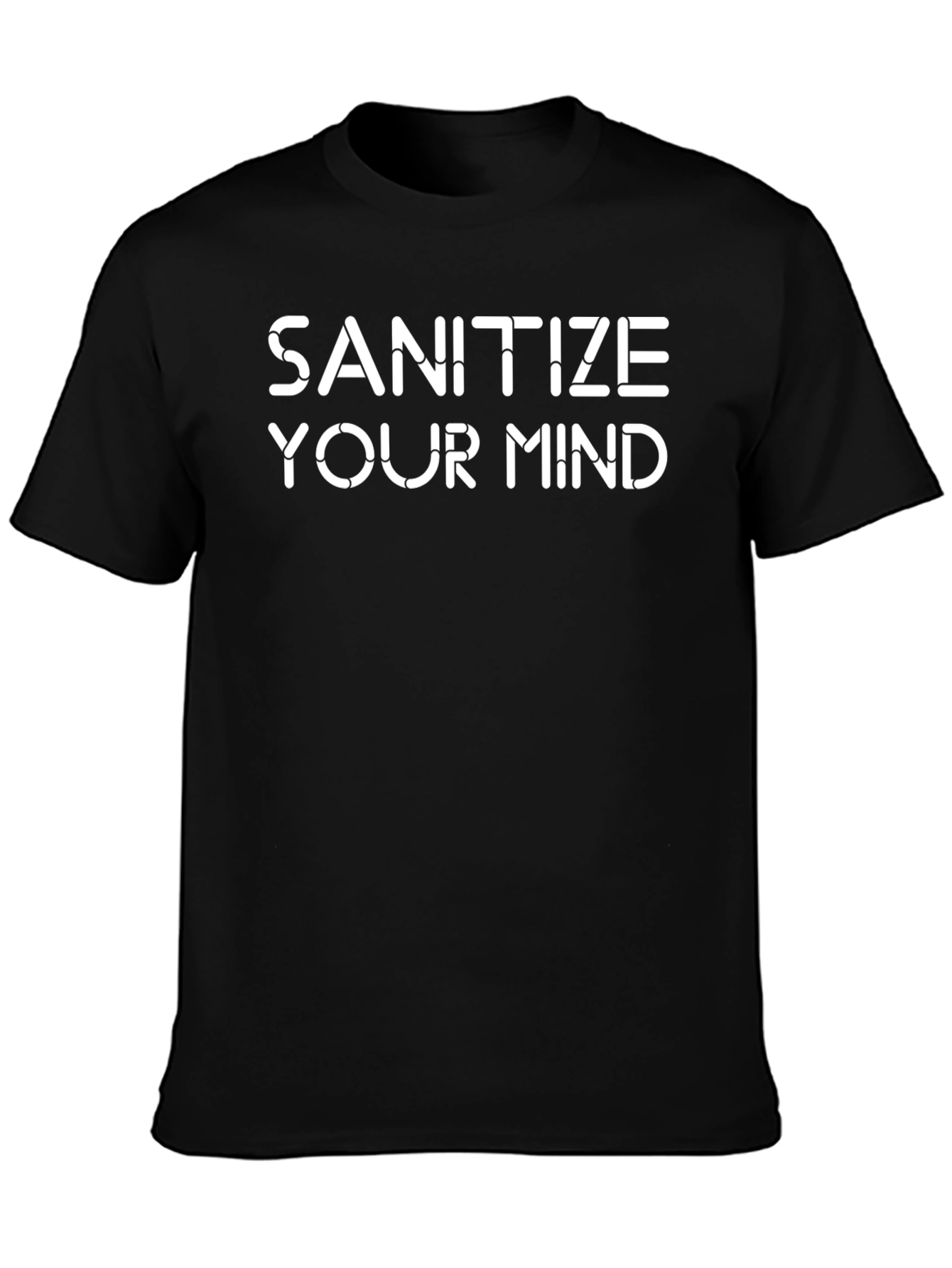 Sanitize Your Mind Graphic Tee - Black