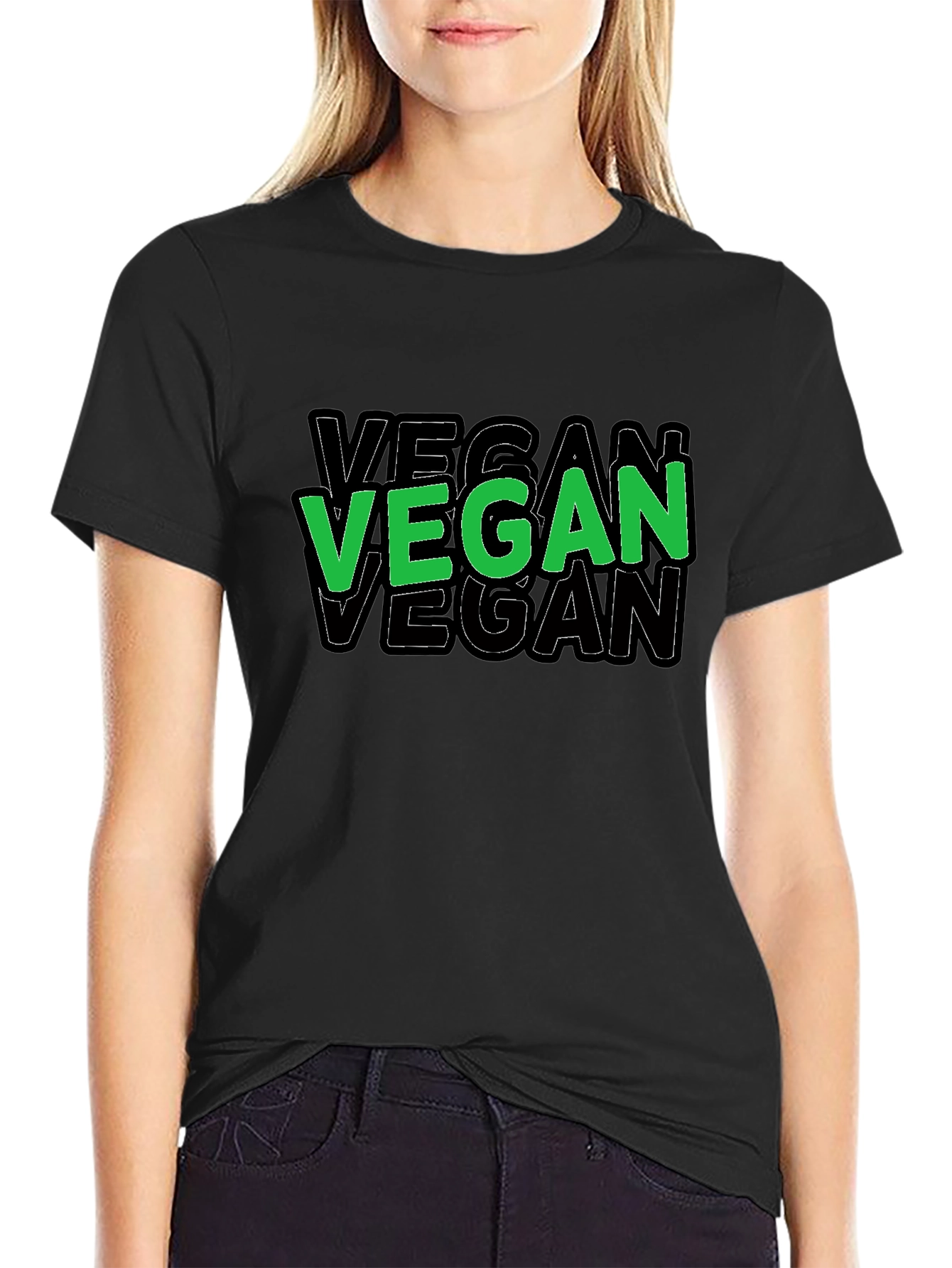 Vegan Graphic Tee - Bold Statement Shirt