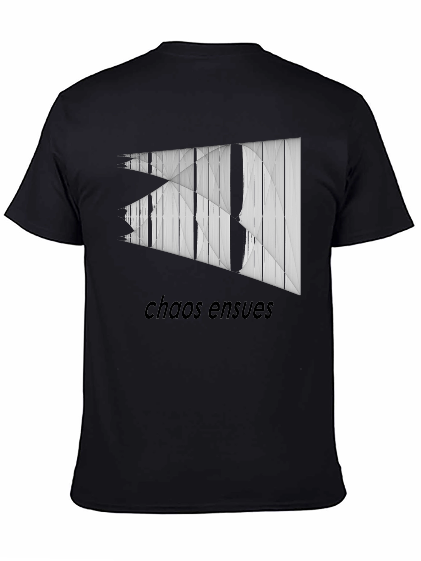 Chaos Ensues Graphic Tee - Modern Abstract Design