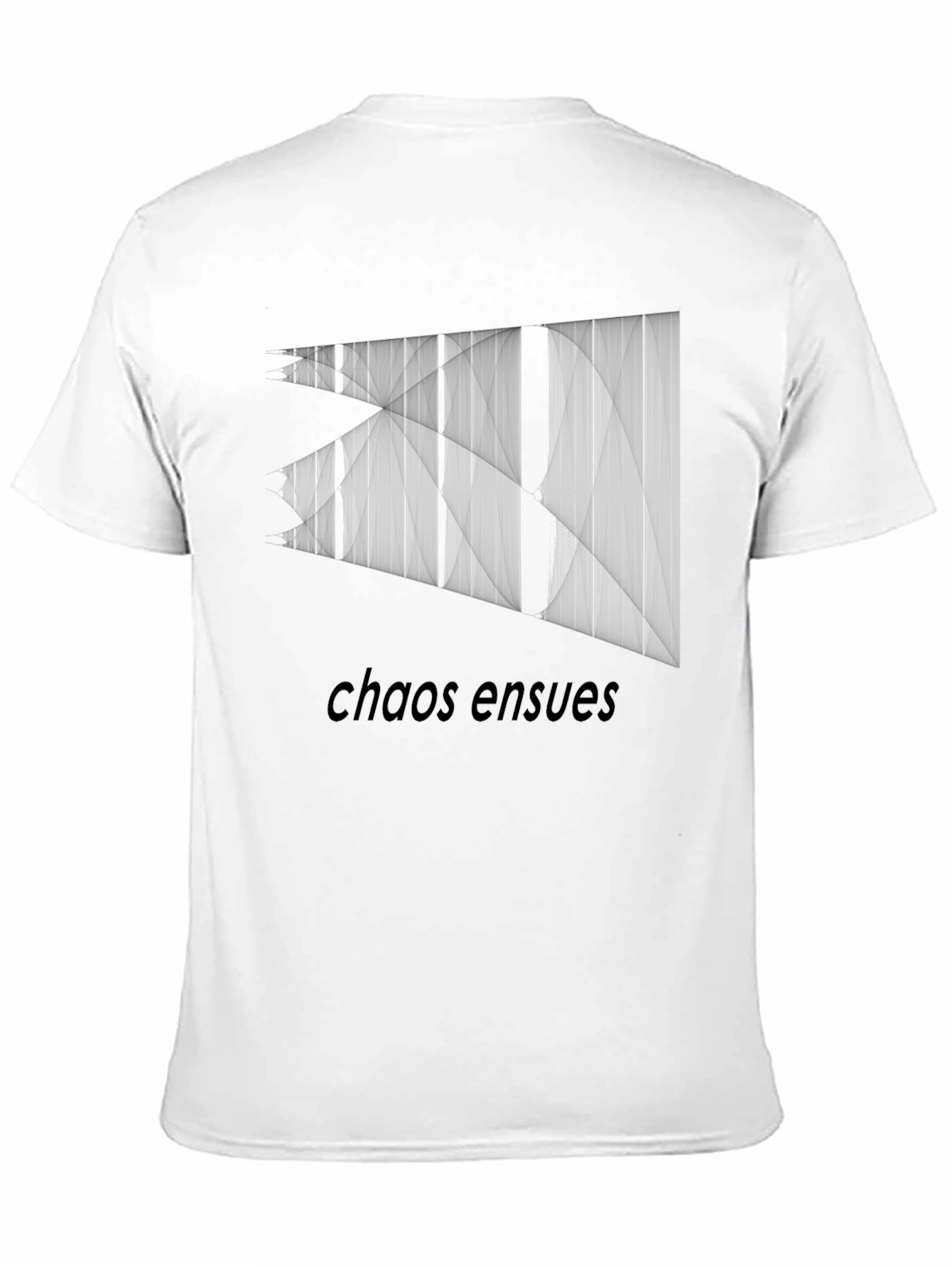 Chaos Ensues Graphic Tee - Modern Abstract Design