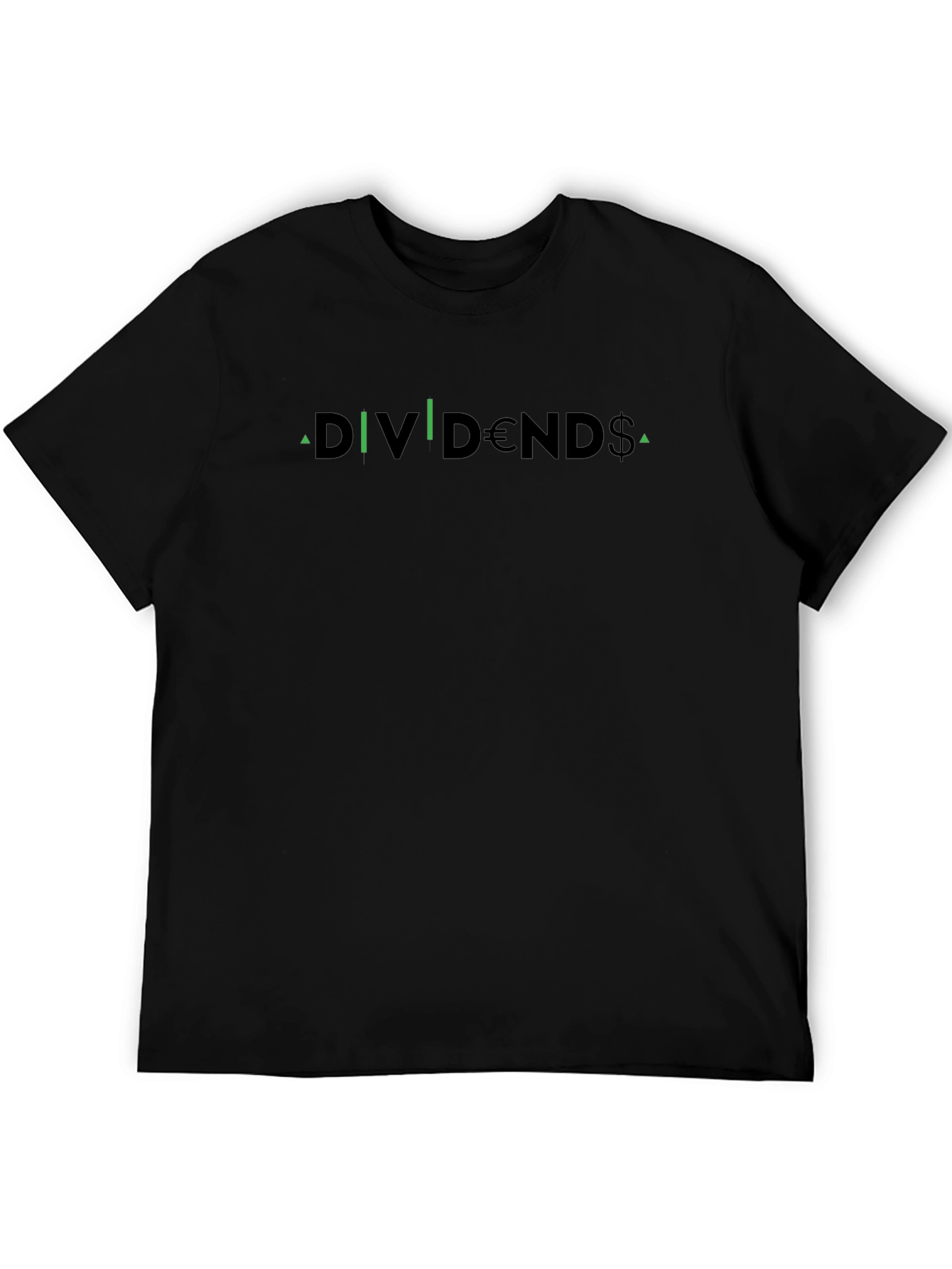 Dividends Graphic Tee - Investors Black T-Shirt