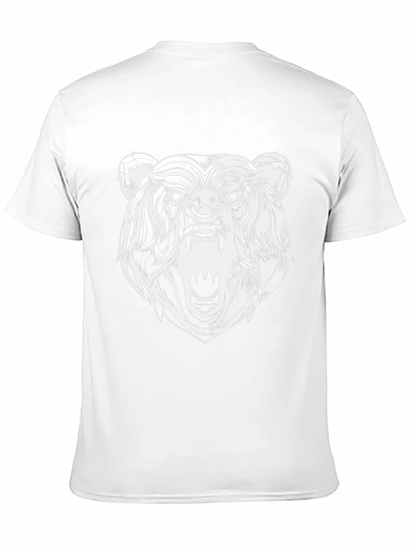 Black Bear Graphic Tee - Mens Crew Neck T-Shirt