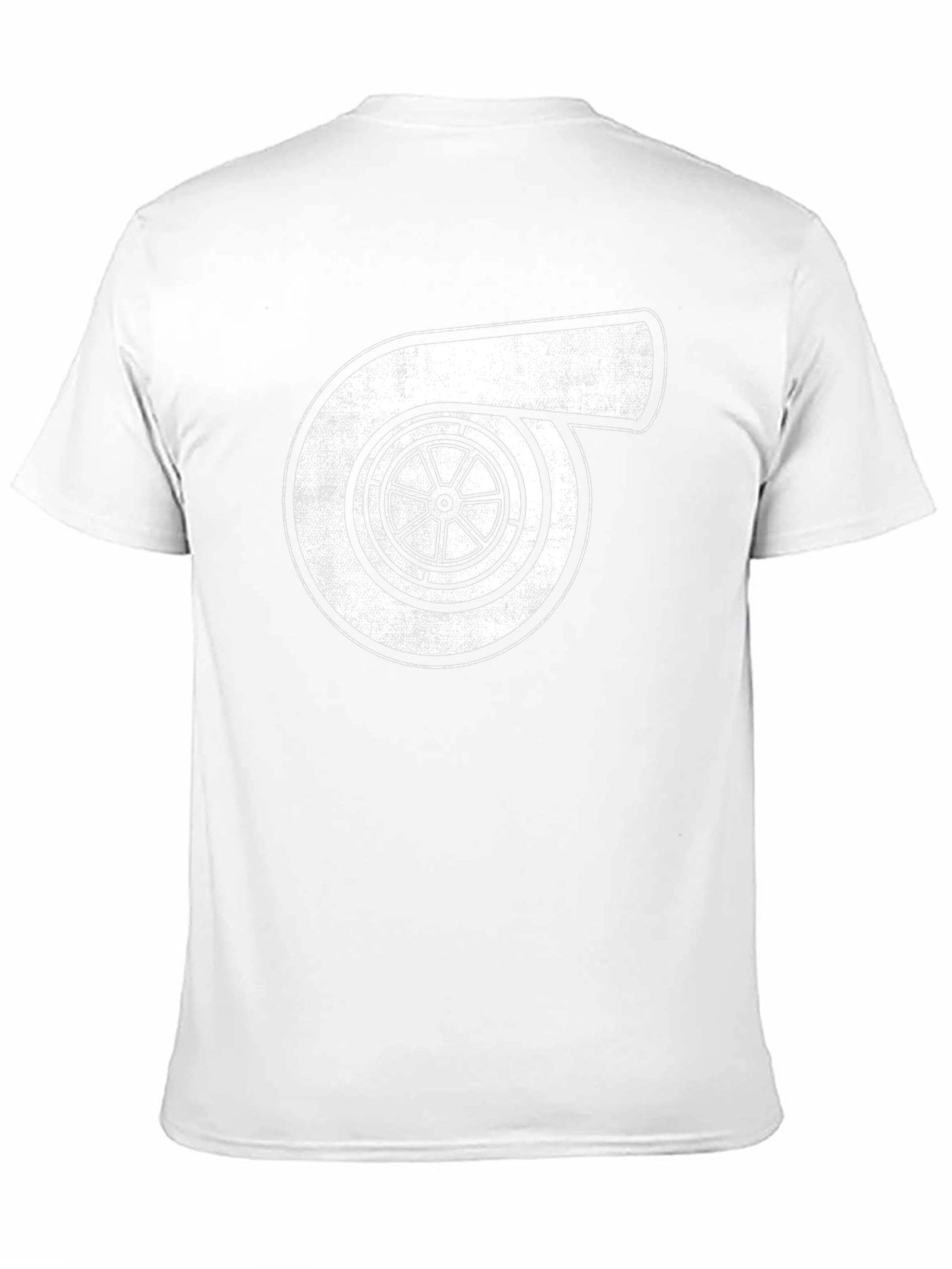 Turbocharger Graphic Tee - Black Crew Neck