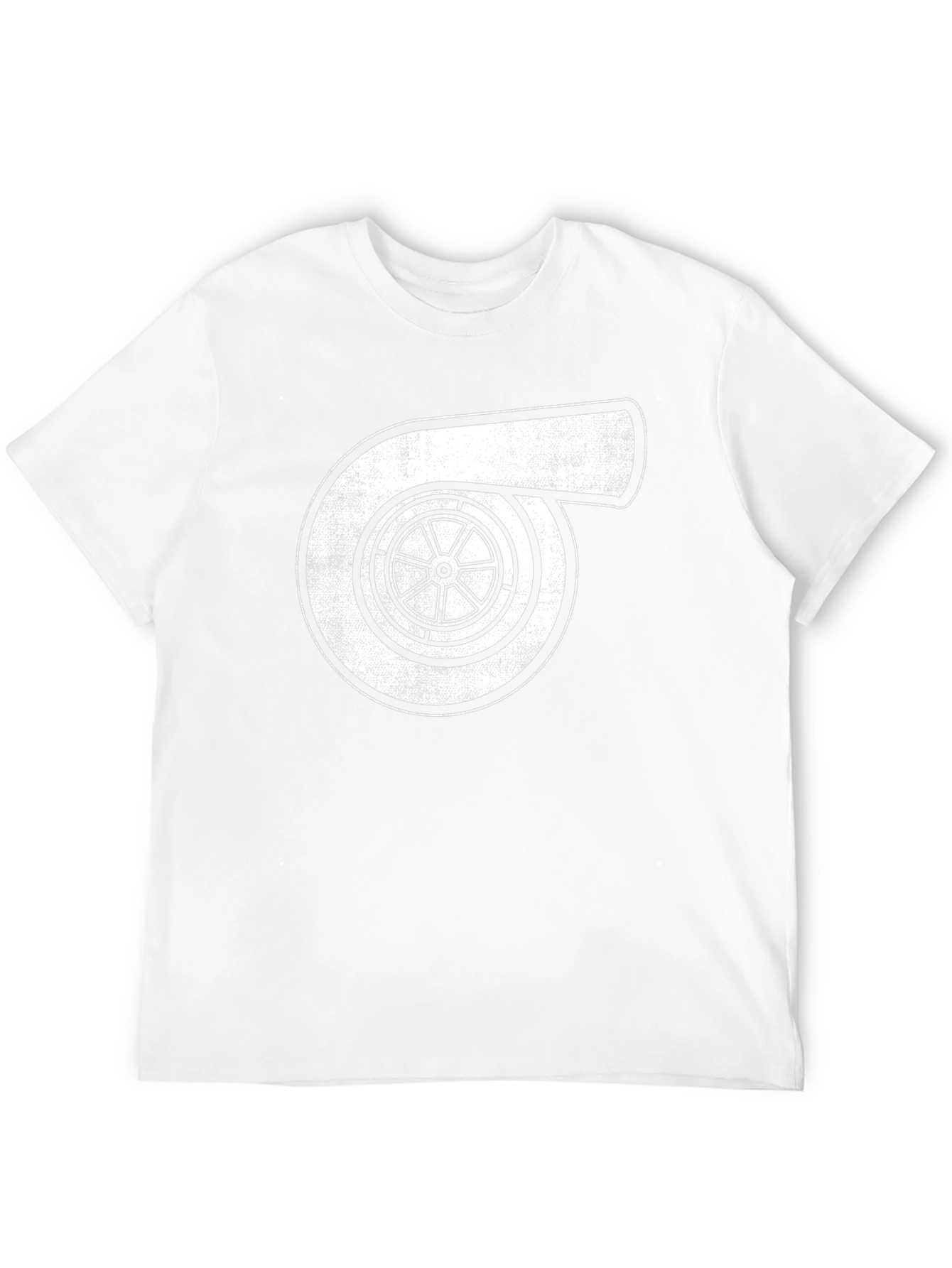 Turbocharger Graphic Tee - Black Crew Neck