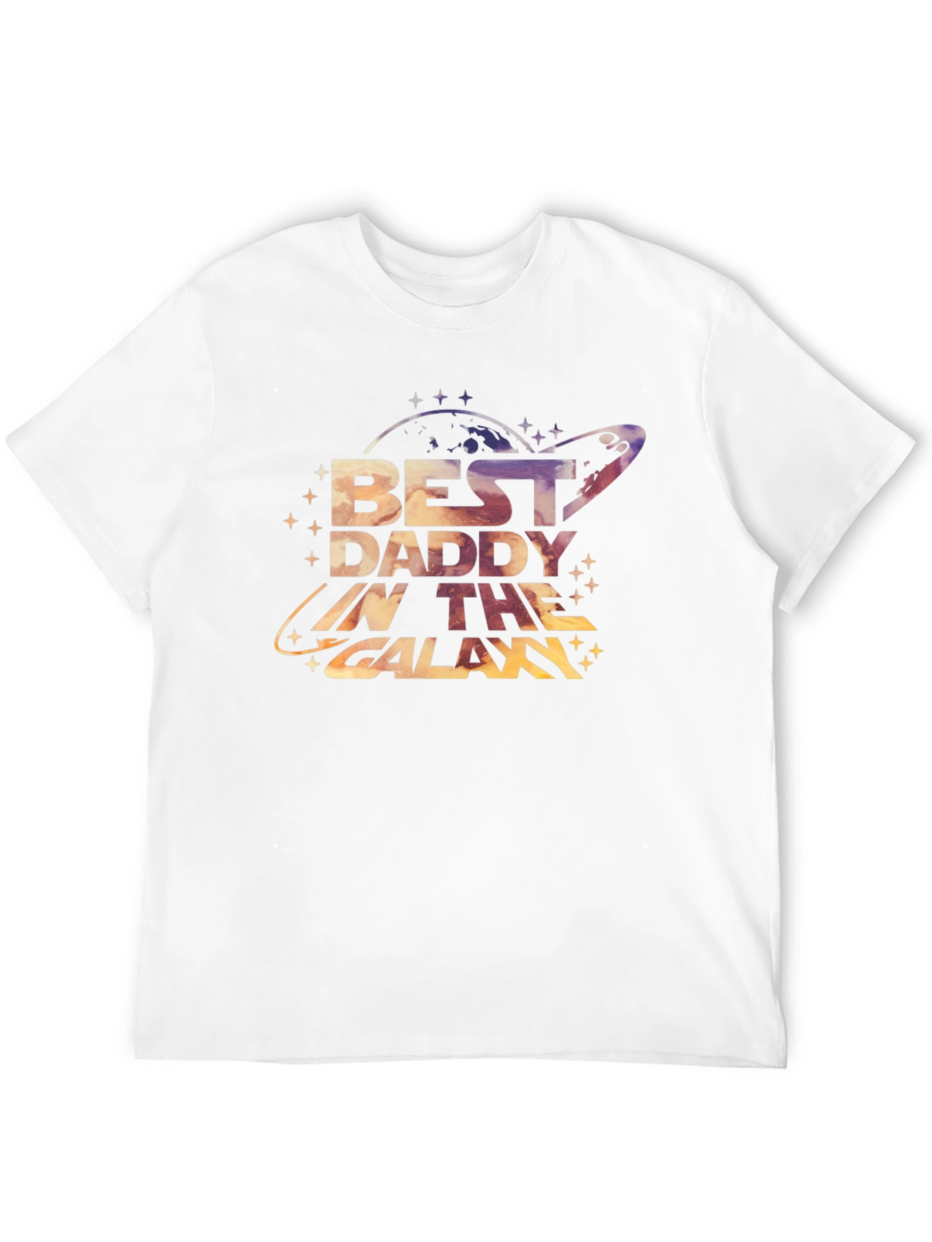 Best Daddy in the Galaxy Black T-Shirt
