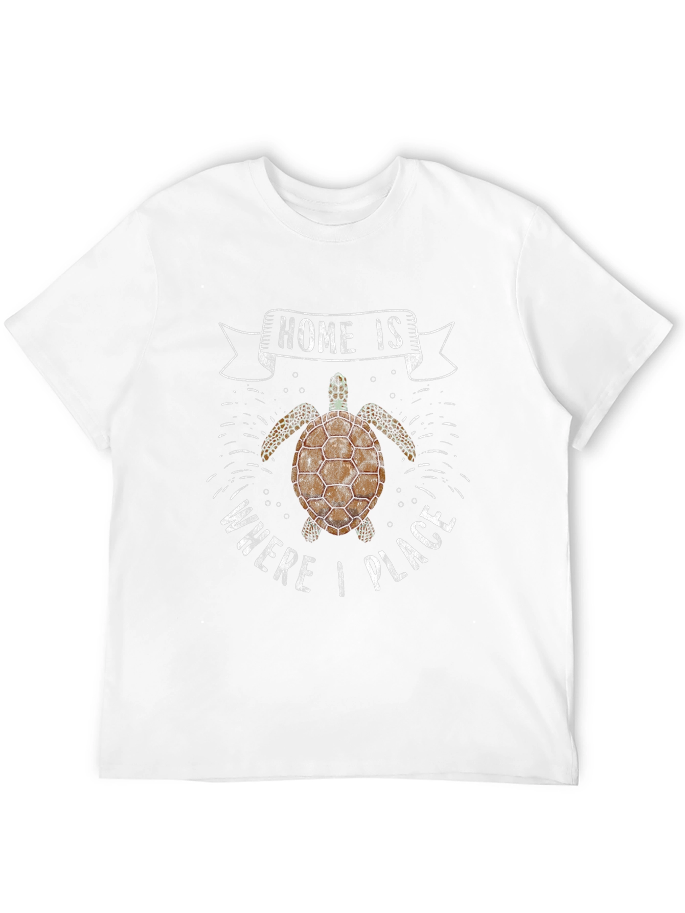 Home is Where I Place My Turtle T-Shirt