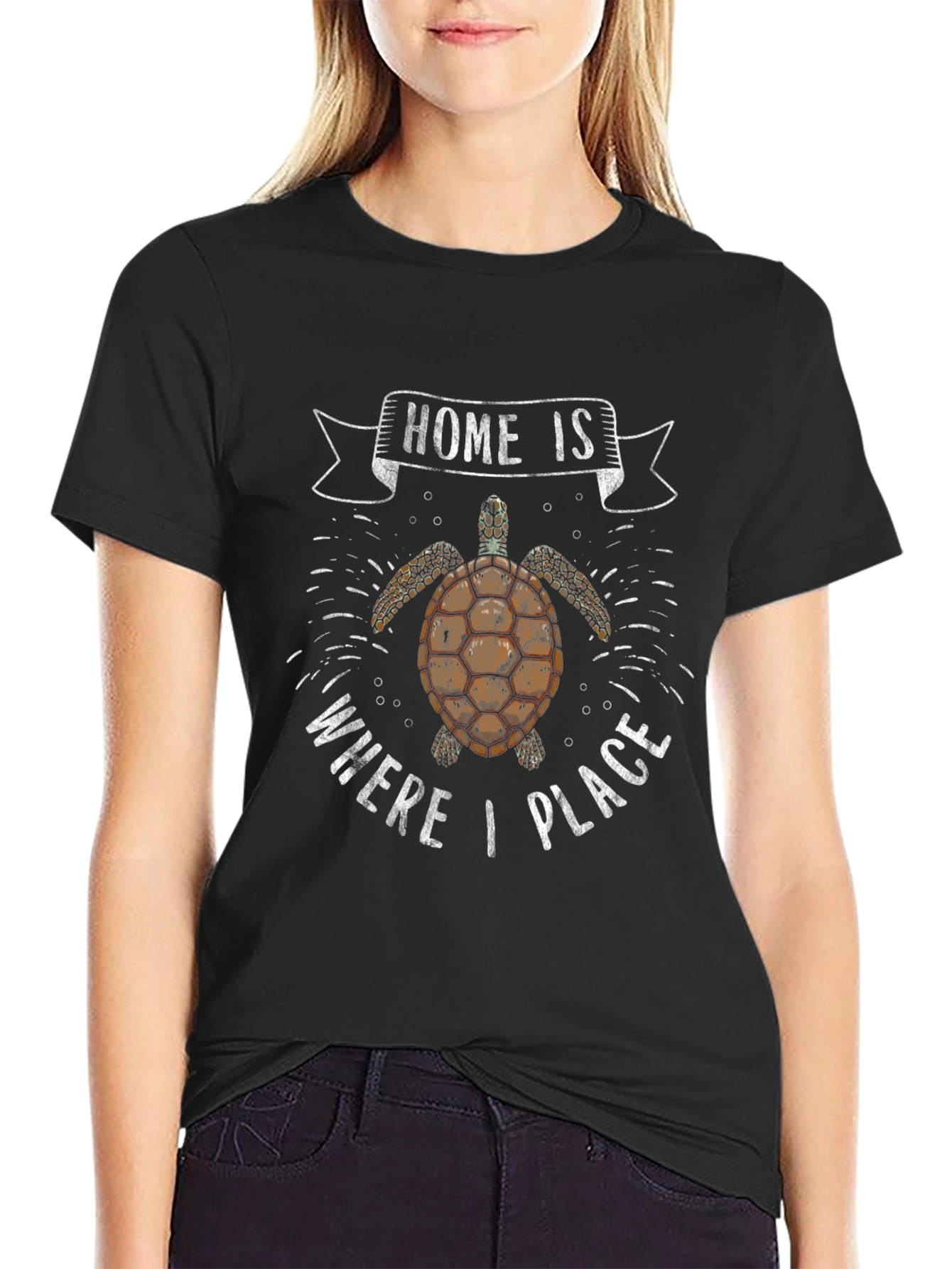 Home is Where I Place My Turtle T-Shirt
