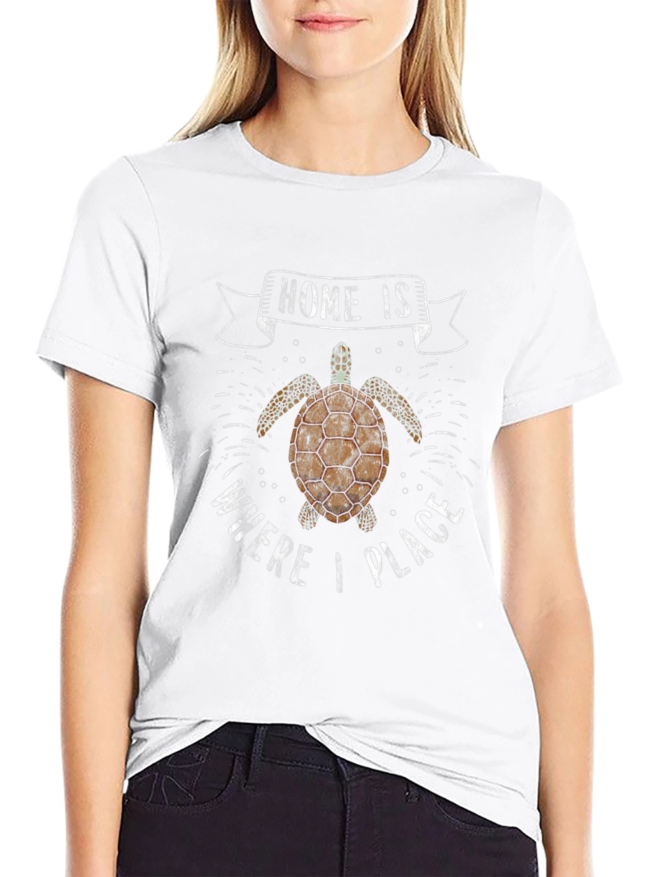Home is Where I Place My Turtle T-Shirt