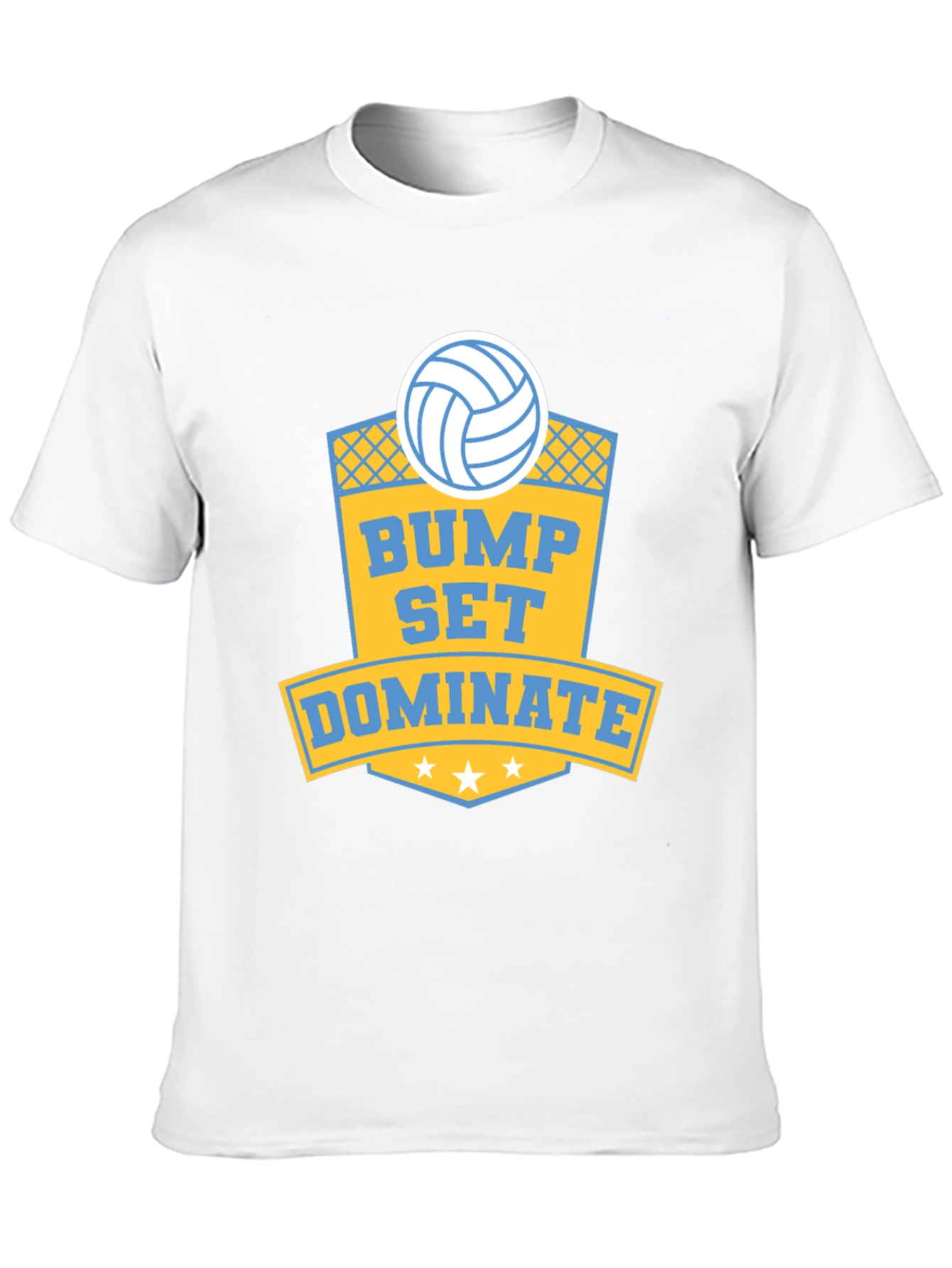 Bump Set Dominate Volleyball Graphic T-Shirt