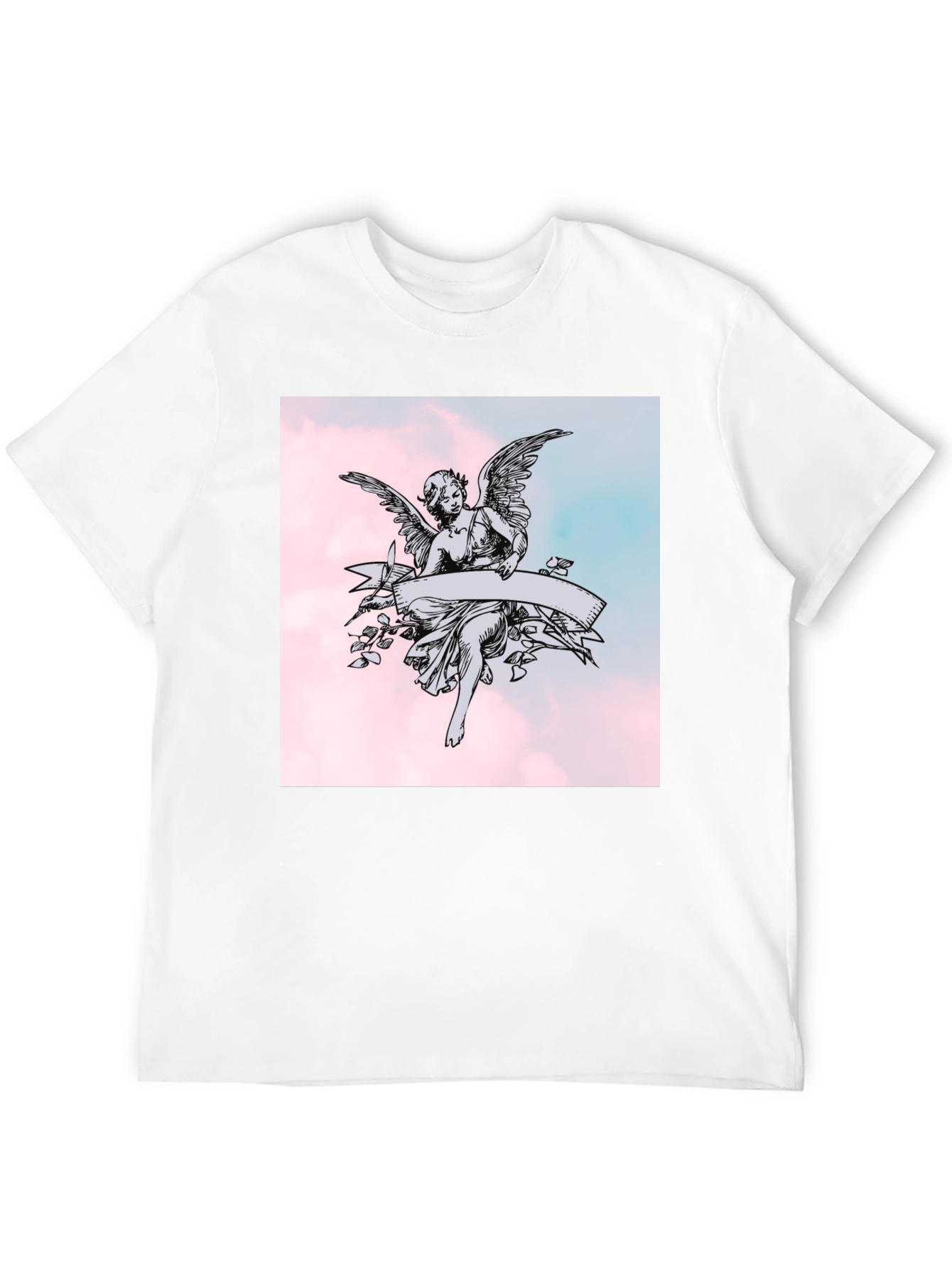 Angel Graphic Black T-Shirt