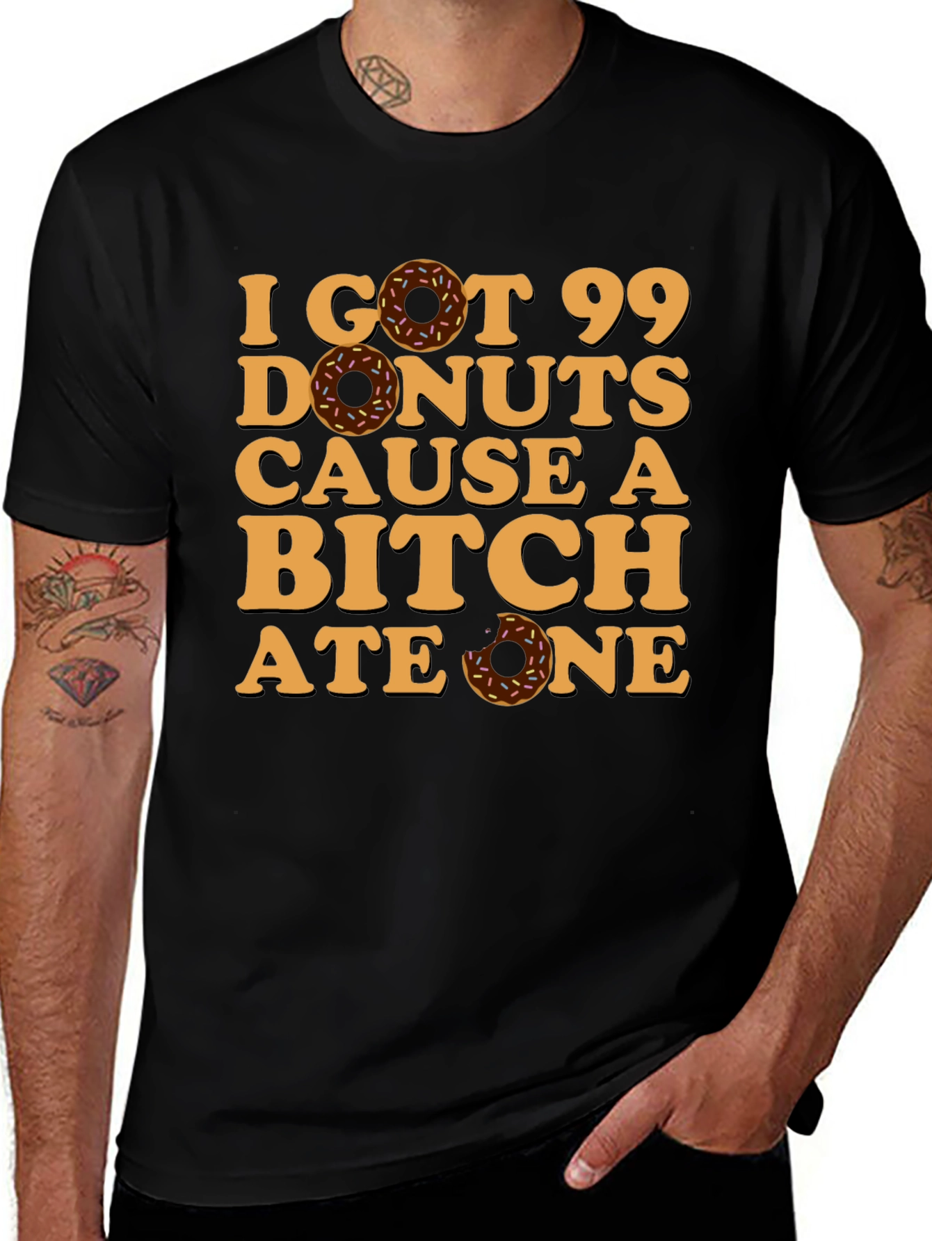 I Got 99 Donuts T-Shirt Funny Graphic Tee