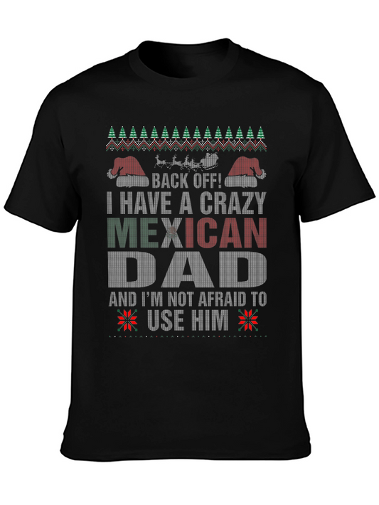 Crazy Mexican Dad Christmas T-Shirt