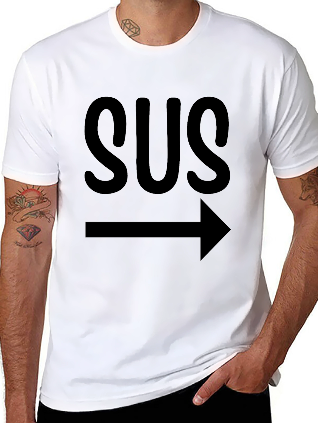 SUS Right Arrow Graphic T-Shirt