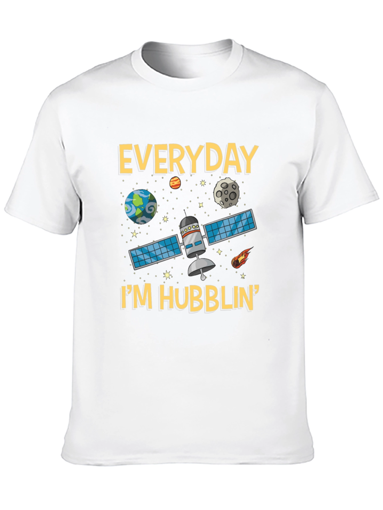 Everyday Im Hubblin Graphic T-Shirt