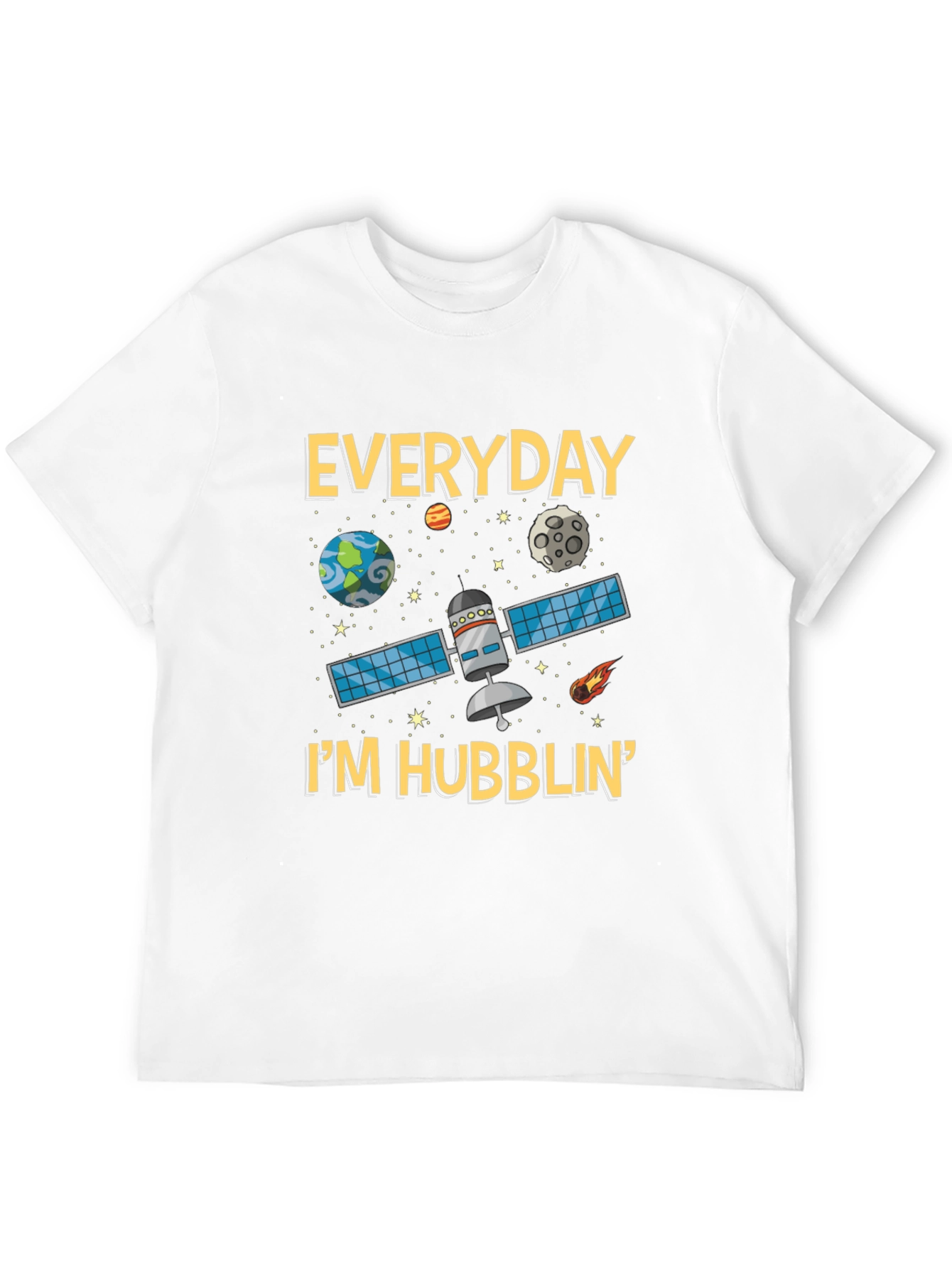 Everyday Im Hubblin Graphic T-Shirt