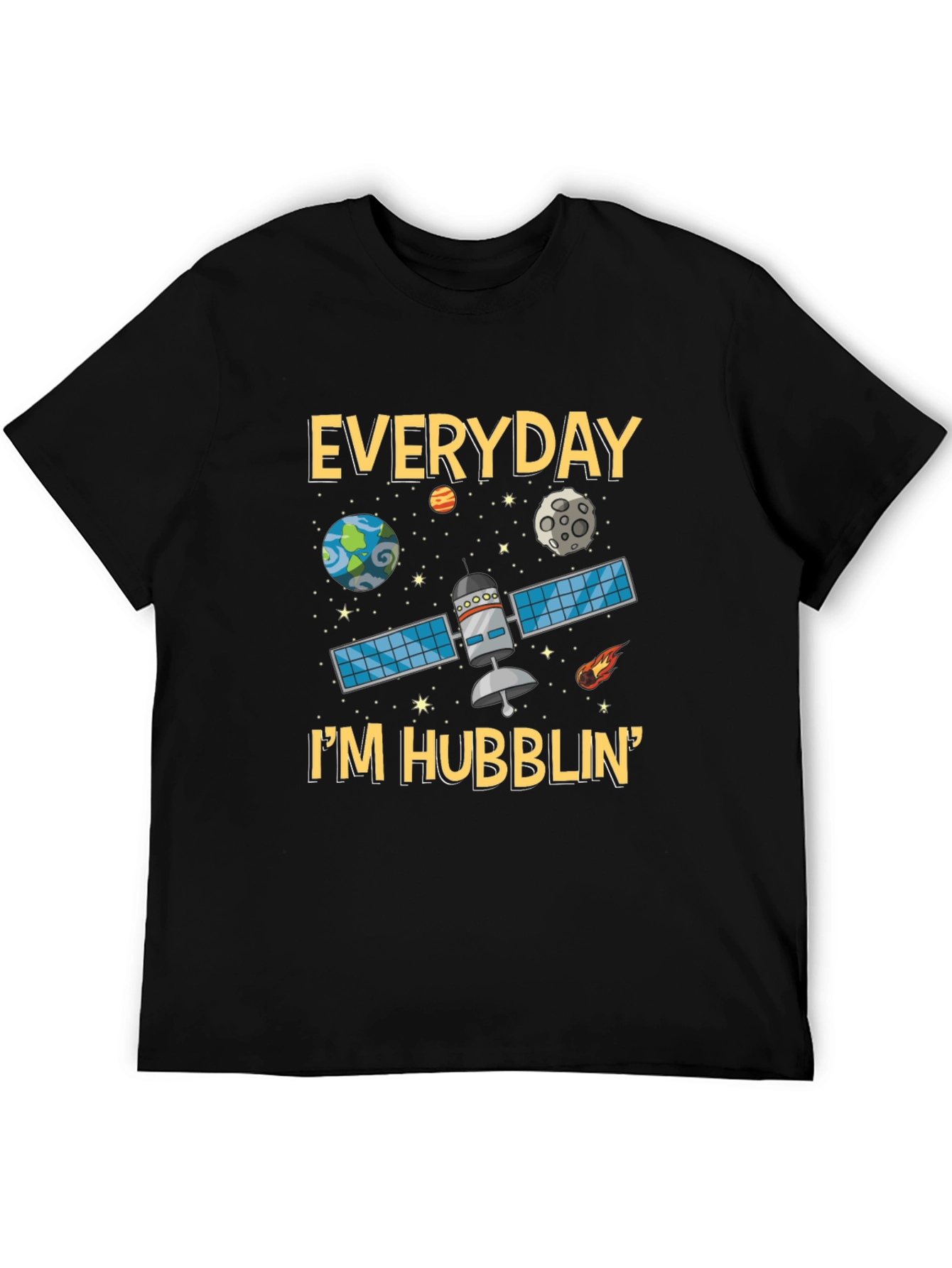 Everyday Im Hubblin Graphic T-Shirt