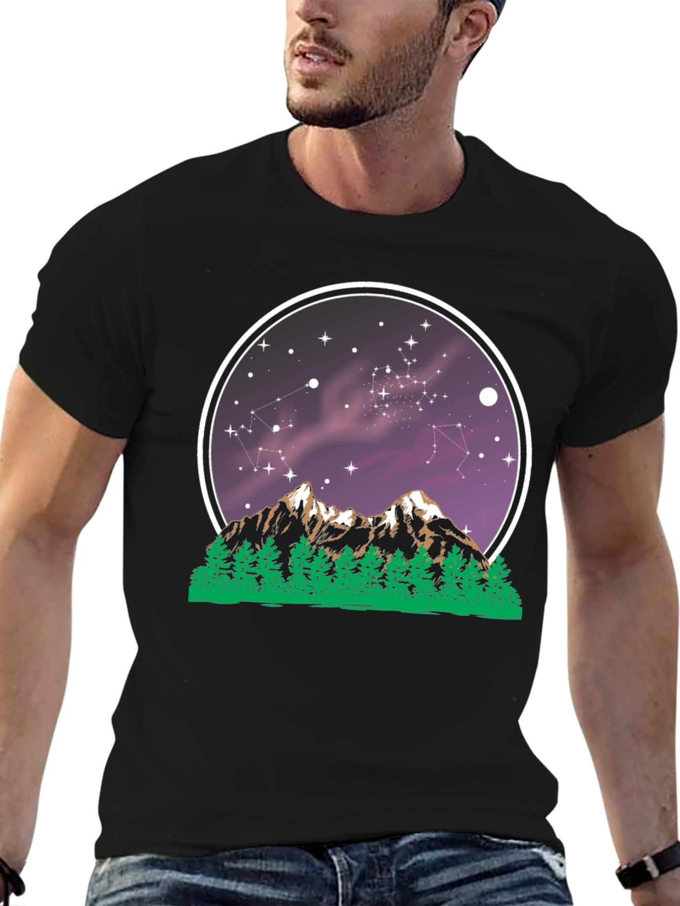 Constellation Mountain Graphic Tee
