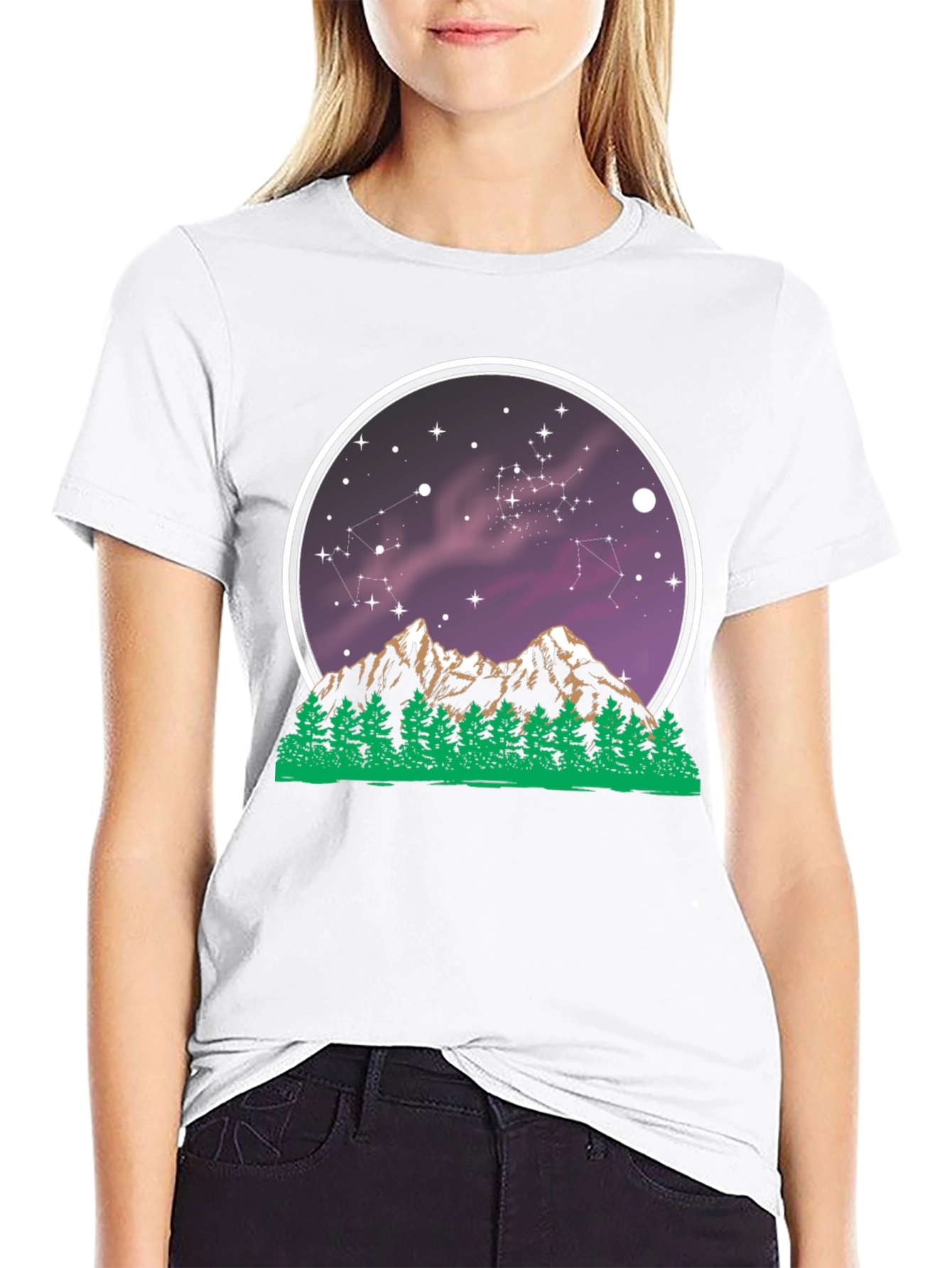 Constellation Mountain Graphic Tee