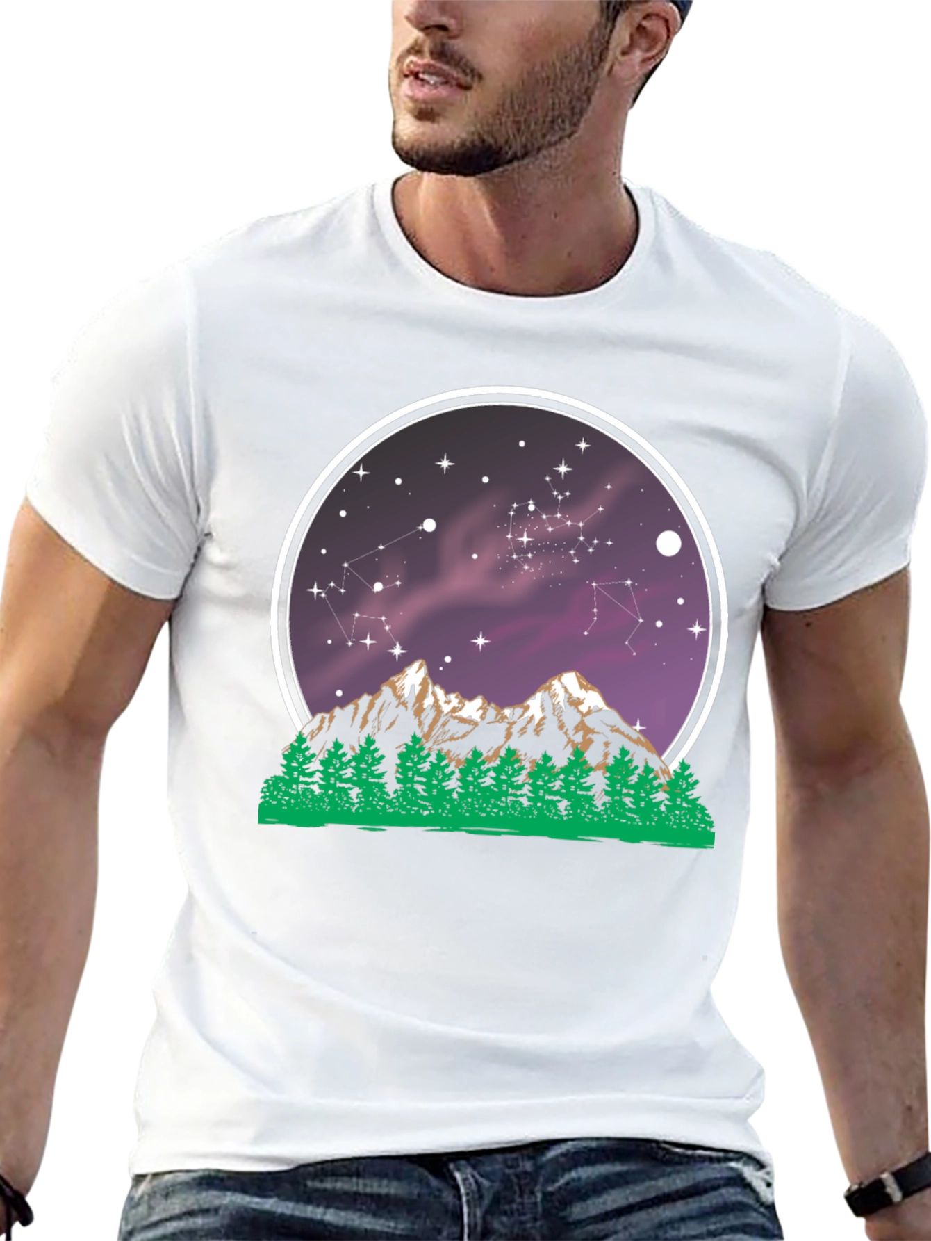 Constellation Mountain Graphic Tee