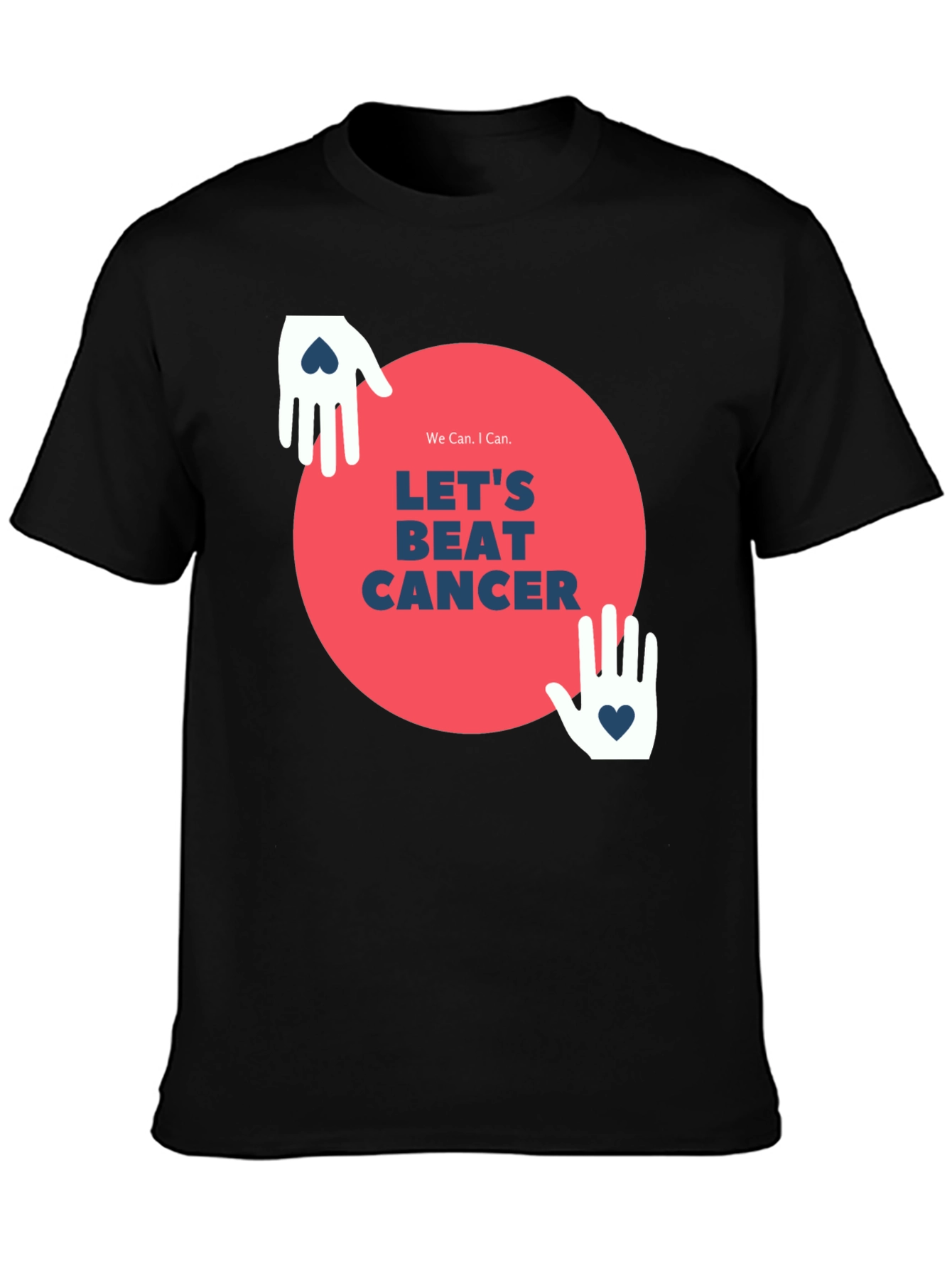 Lets Beat Cancer Graphic Tee