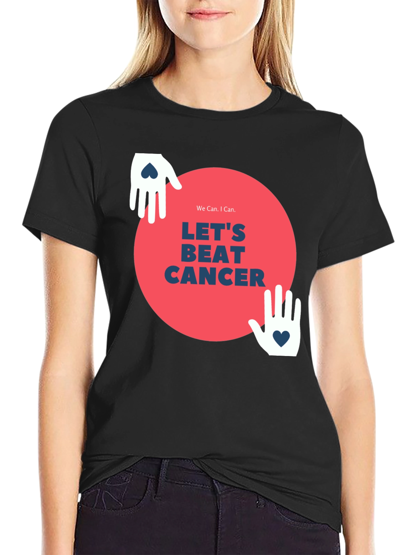 Lets Beat Cancer Graphic Tee