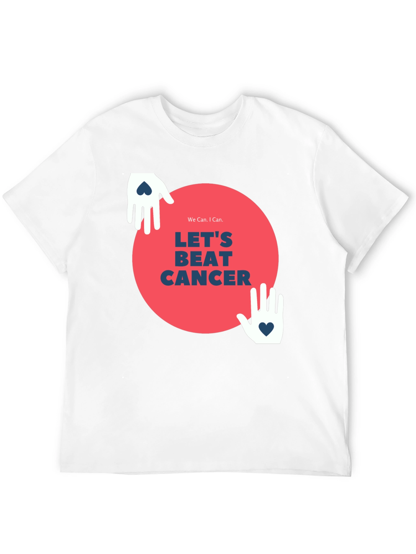 Lets Beat Cancer Graphic Tee