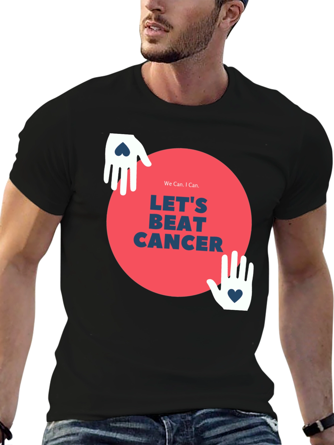 Lets Beat Cancer Graphic Tee