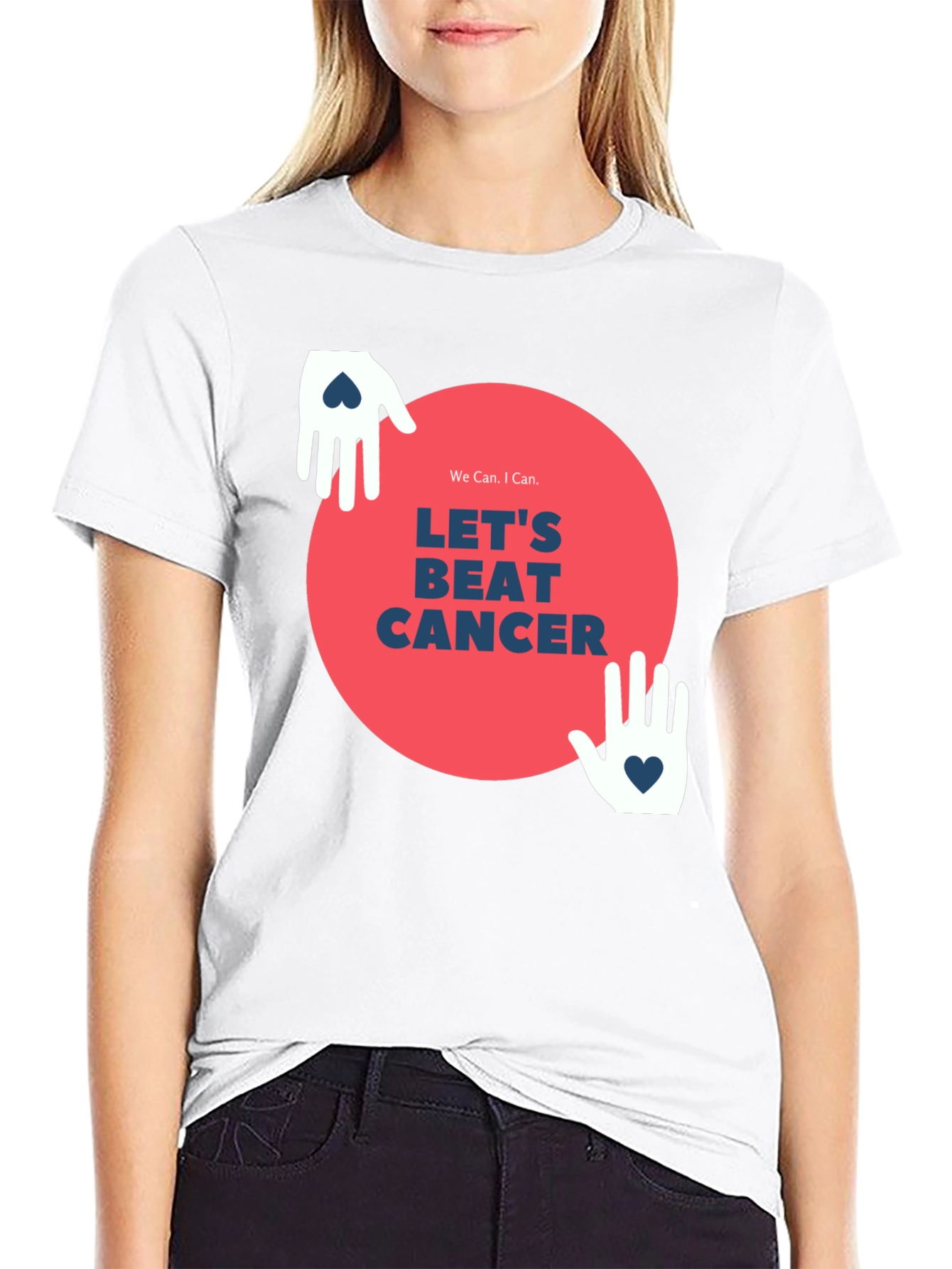 Lets Beat Cancer Graphic Tee