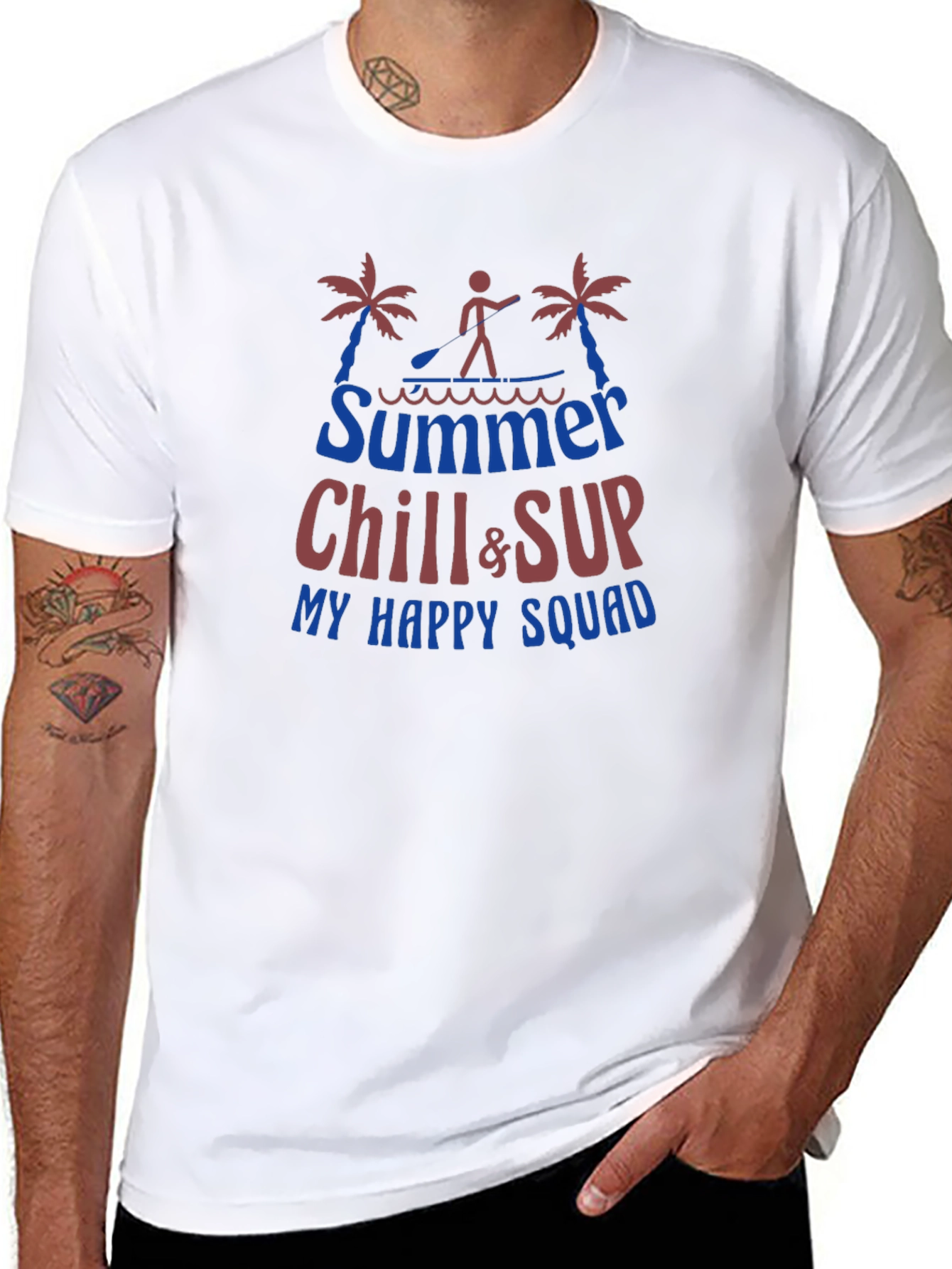 Summer Chill & SUP Graphic Tee