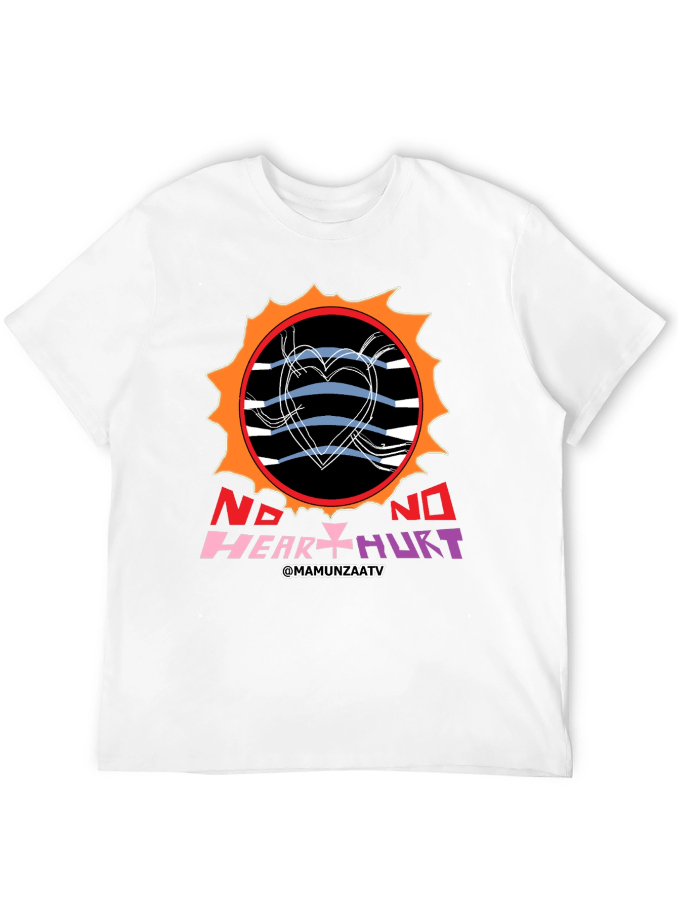 No Heart Hurt Graphic T-Shirt